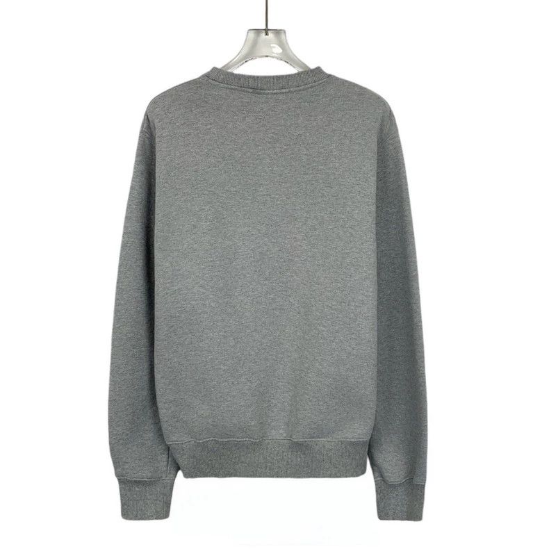 Loewe Loewe Gray logo embossed cotton round neck long sleeve hoo Size S / US 4 / IT 40 - 2 Thumbnail