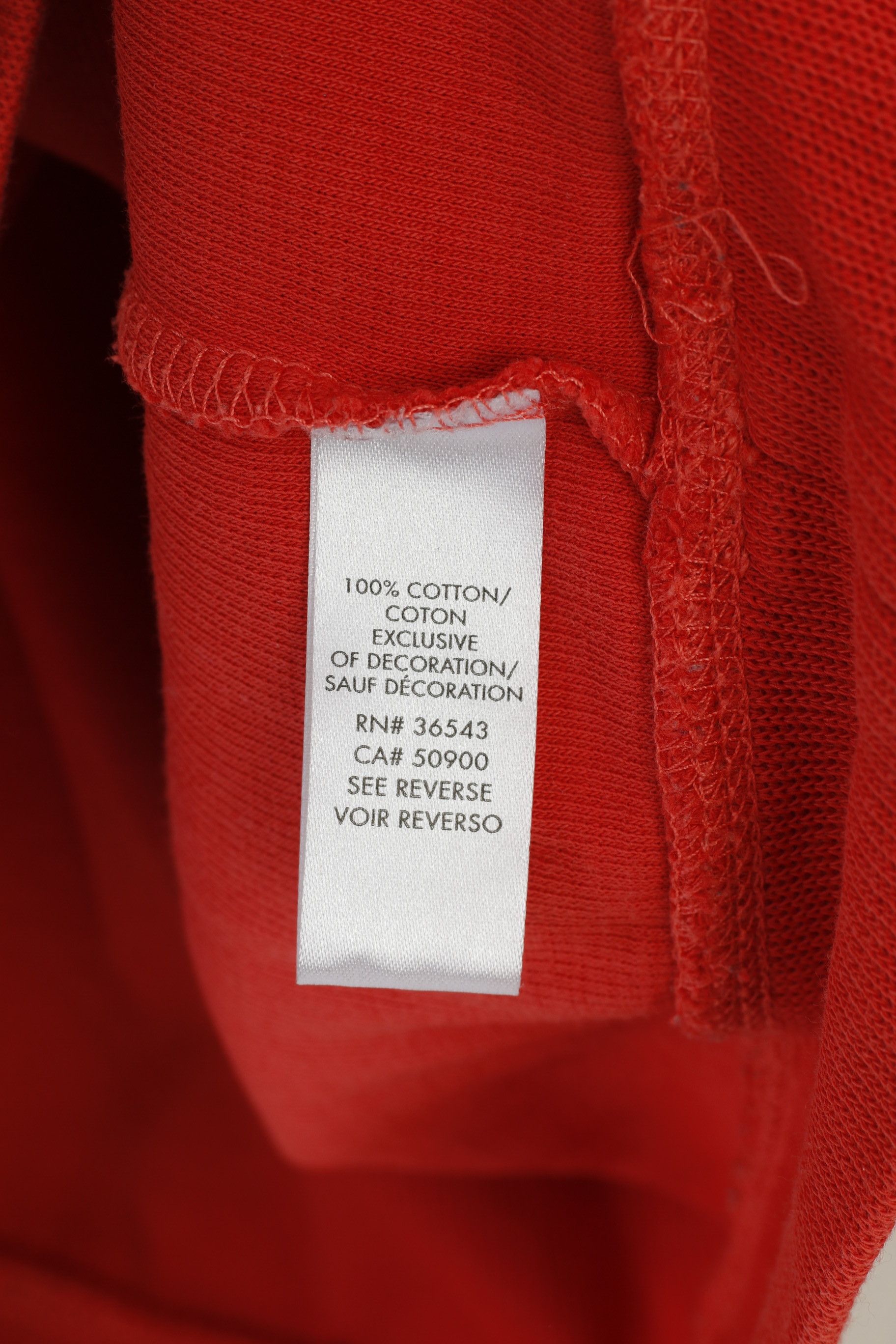 Calvin Klein Calvin Klein Men L Jumper Red Collar 10485 Size US L / EU 52-54 / 3 - 5 Thumbnail