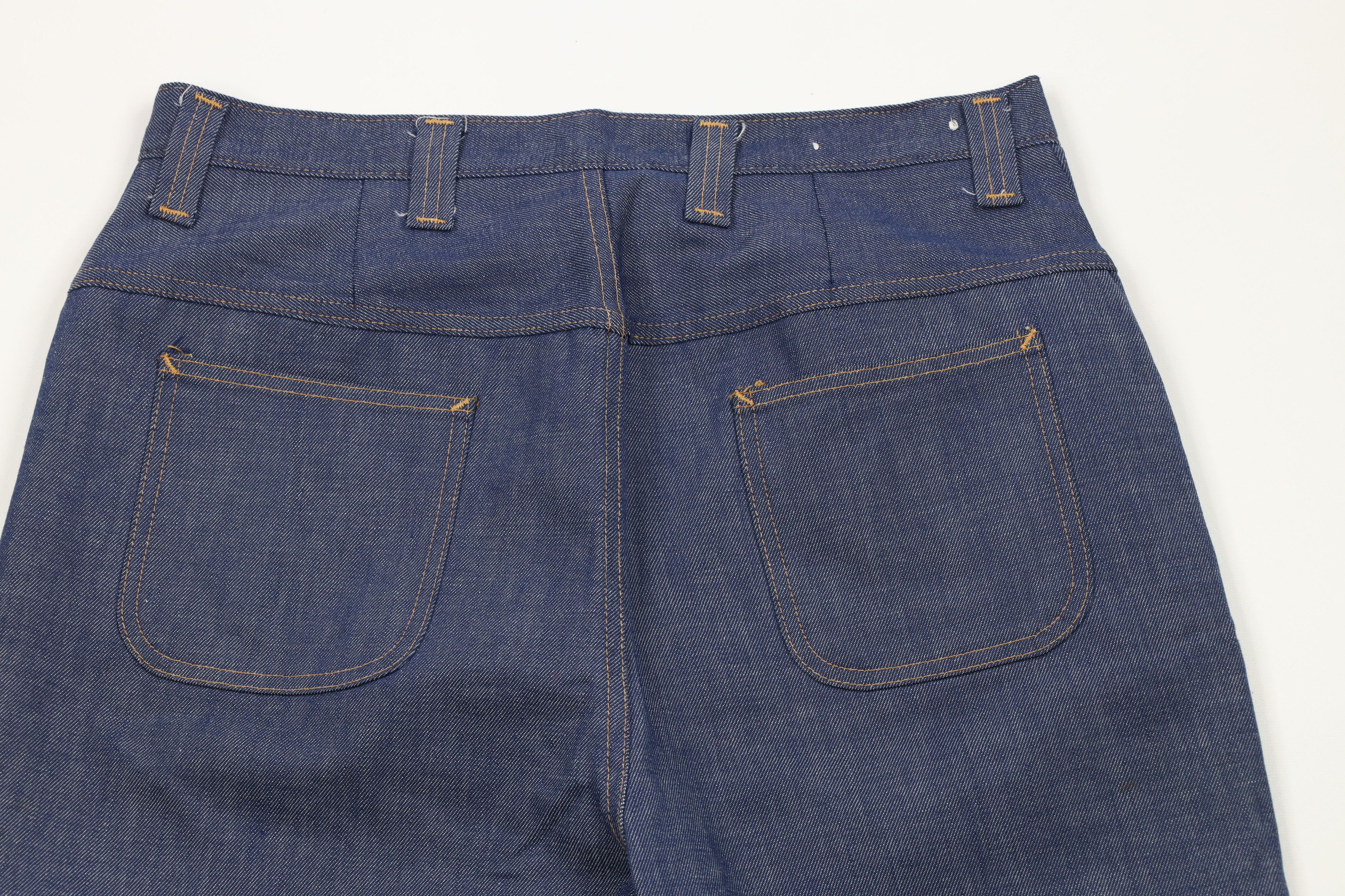 Vintage Vintage 70s Streetwear Wide Leg Bell Bottoms Jeans Blue USA Size US 34 / EU 50 - 9 Thumbnail