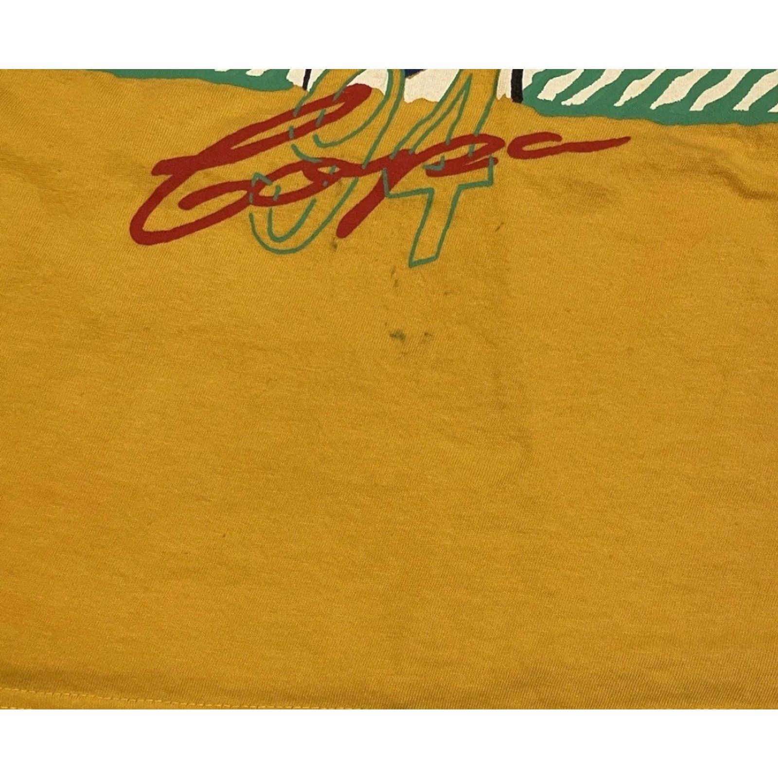 Vintage Vtg 90s Brazil Copa 1994 World Cup Peace Shirt S FIFA Soccer Hippie Flag Grunge Size US S / EU 44-46 / 1 - 3 Thumbnail