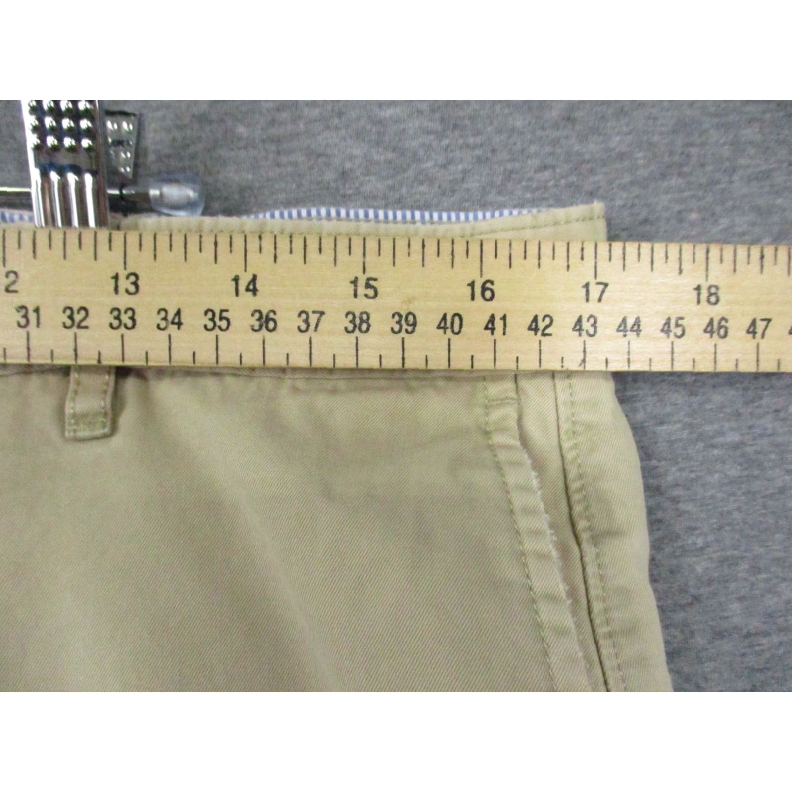 Vintage Coastal Cotton Pants 36x34 Mens Pima Modal Blend Flat Front Khaki Stretch Size US 36 / EU 52 - 7 Thumbnail