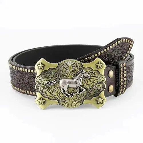Japanese Brand × Vintage Cowboy Zinc Alloy Struggling Horse Size ONE SIZE - 1 Thumbnail