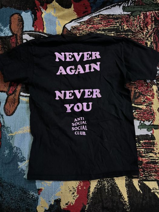 Assc never again never you online hoodie