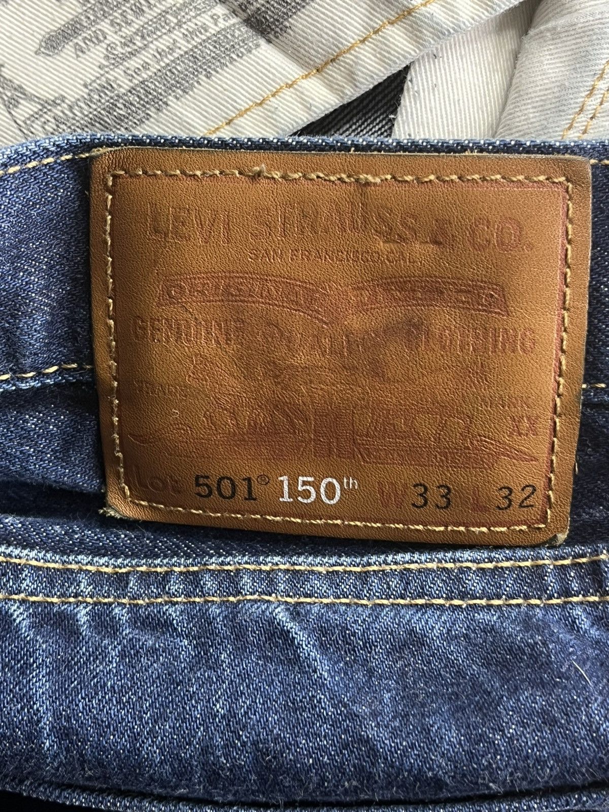 Levi's LEVI'S 501 "150th" Anniversary Selvedge Men Jeans W34 x L30 Size US 33 - 10 Thumbnail