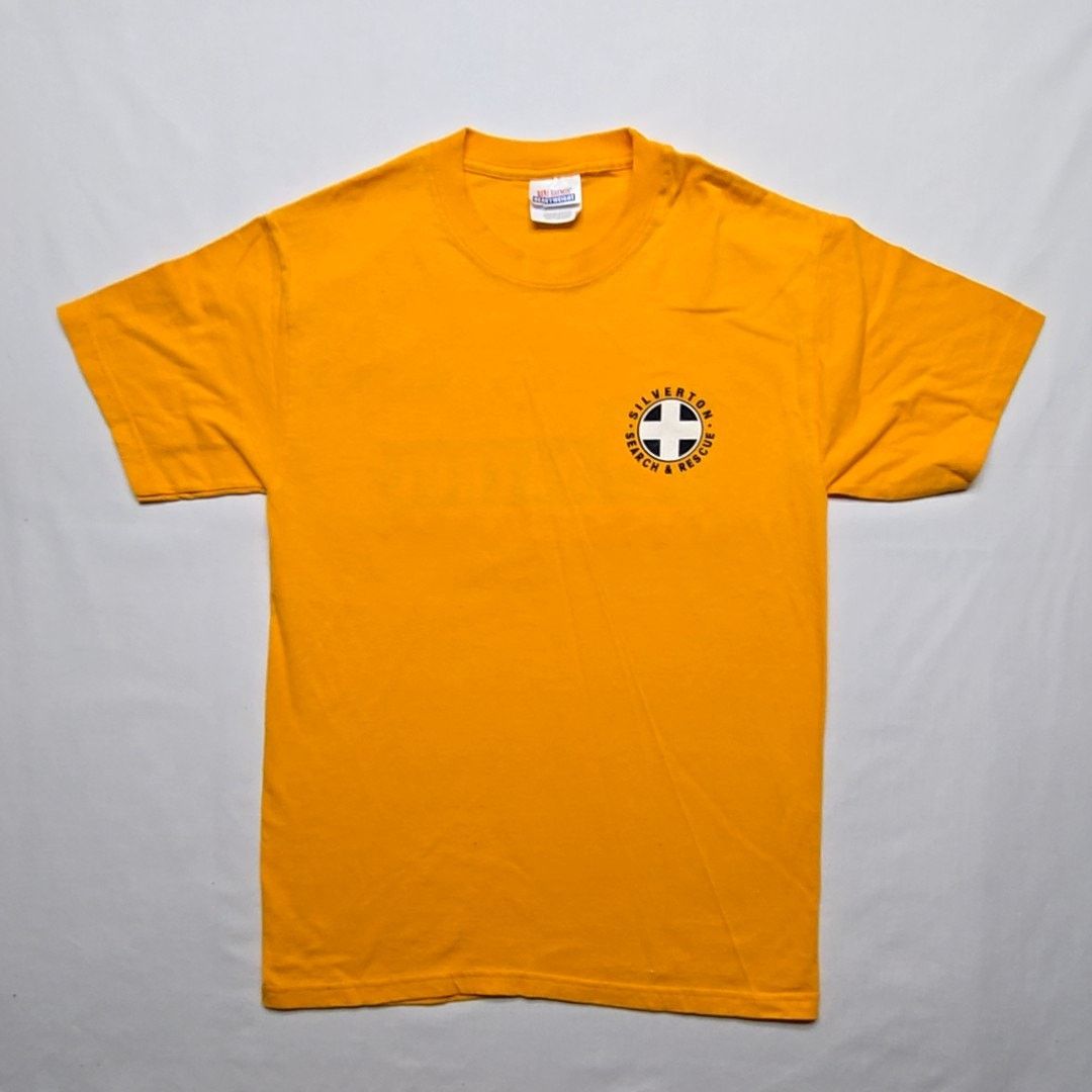 Hanes Vintage Silverton Patrol Search Rescue Yellow Small Tee Size US S / EU 44-46 / 1 - 1 Thumbnail