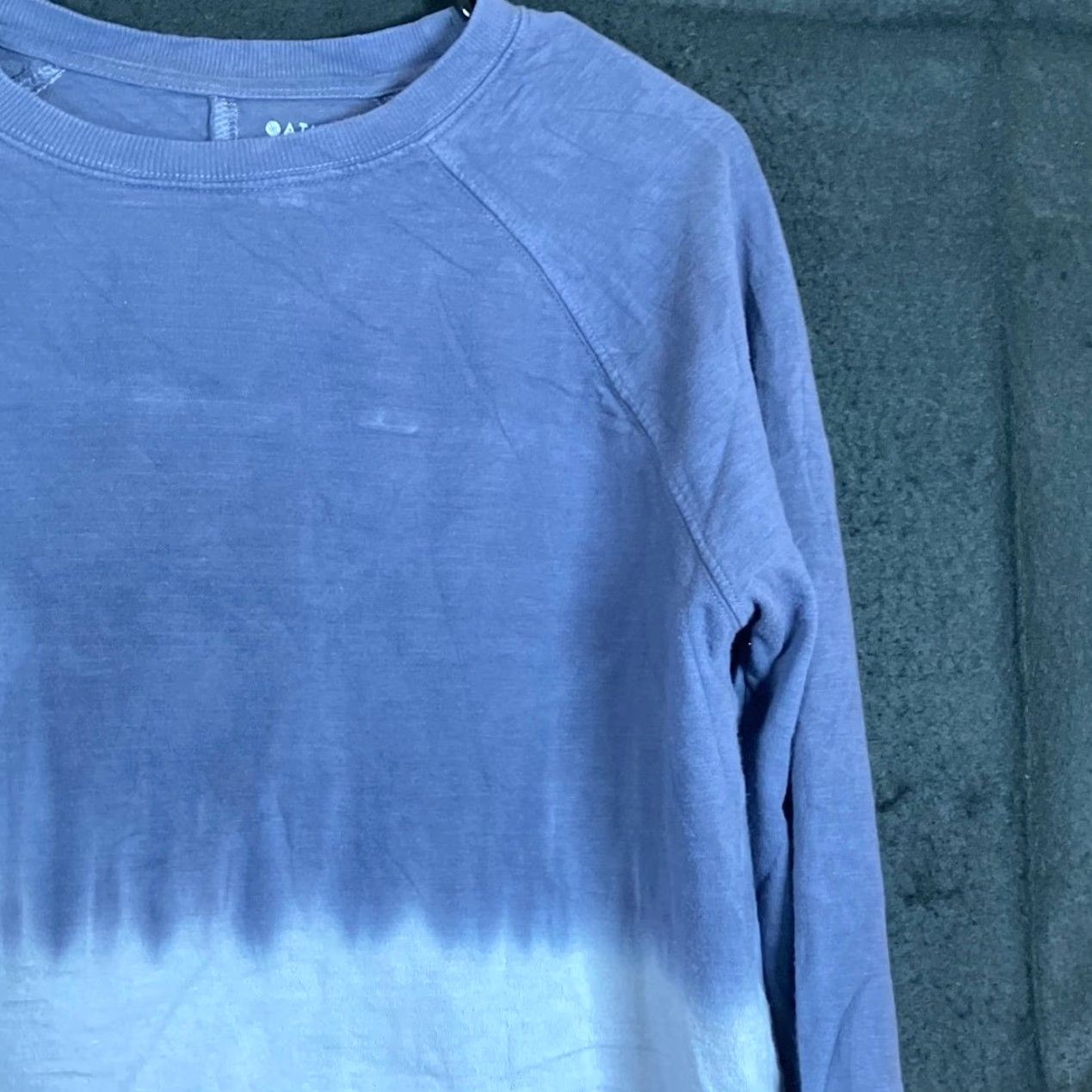Athleta Athleta Womens Sweatshirt Purple Ombre Crew Neck Pullover Cotton Blend XS Size XS / US 0-2 / IT 36-38 - 5 Thumbnail