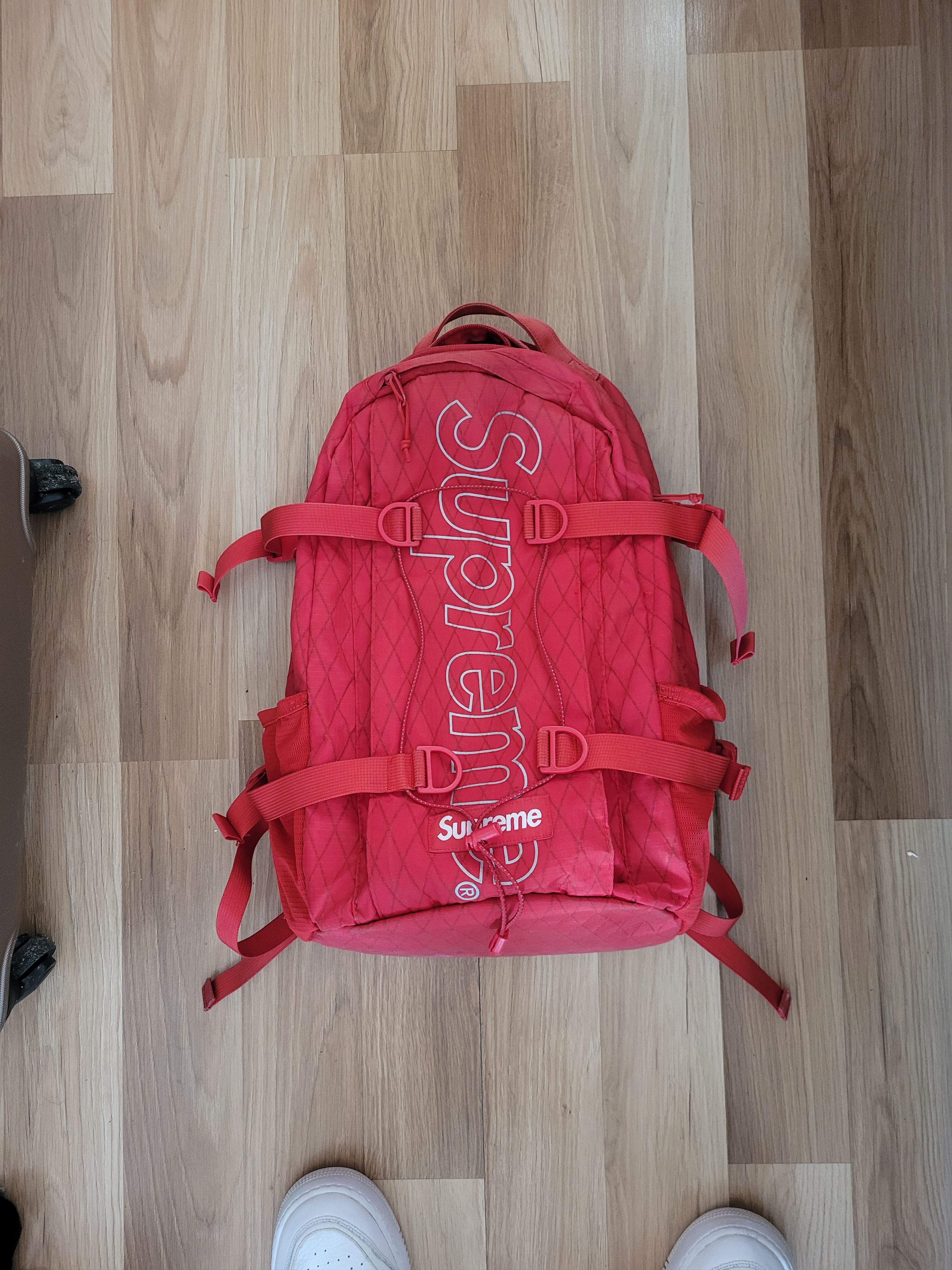 Supreme supreme backpack fw18 red Size ONE SIZE - 1 Thumbnail