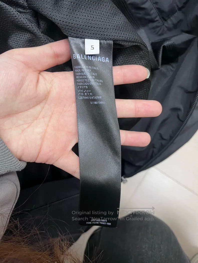 Balenciaga Balenciaga Black Nylon Jacket Size US S / EU 44-46 / 1 - 5 Thumbnail
