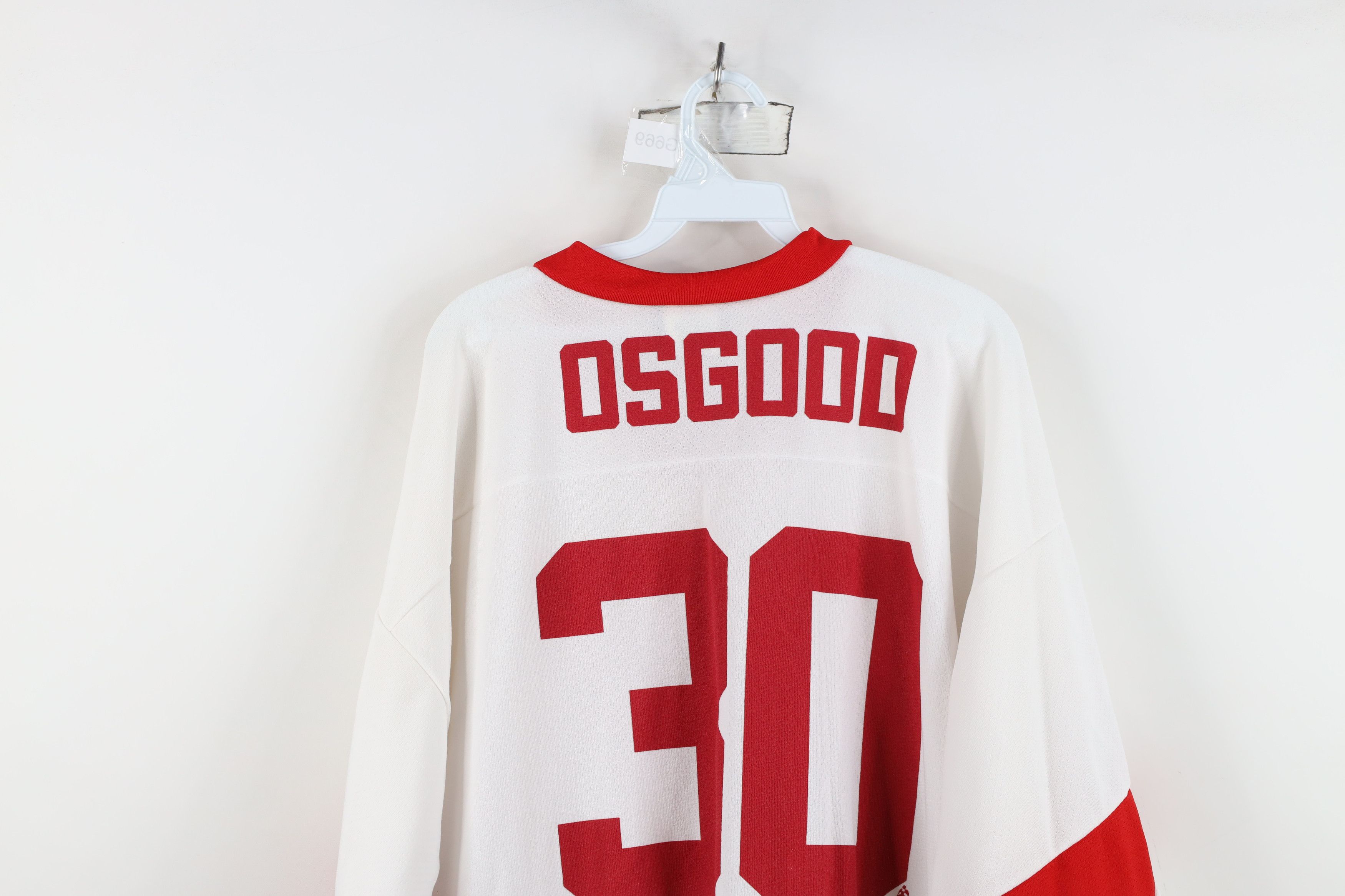 Vintage Vintage 90s Detroit Red Wings Hockey Jersey White #30 USA Size US XXL / EU 58 / 5 - 13 Thumbnail