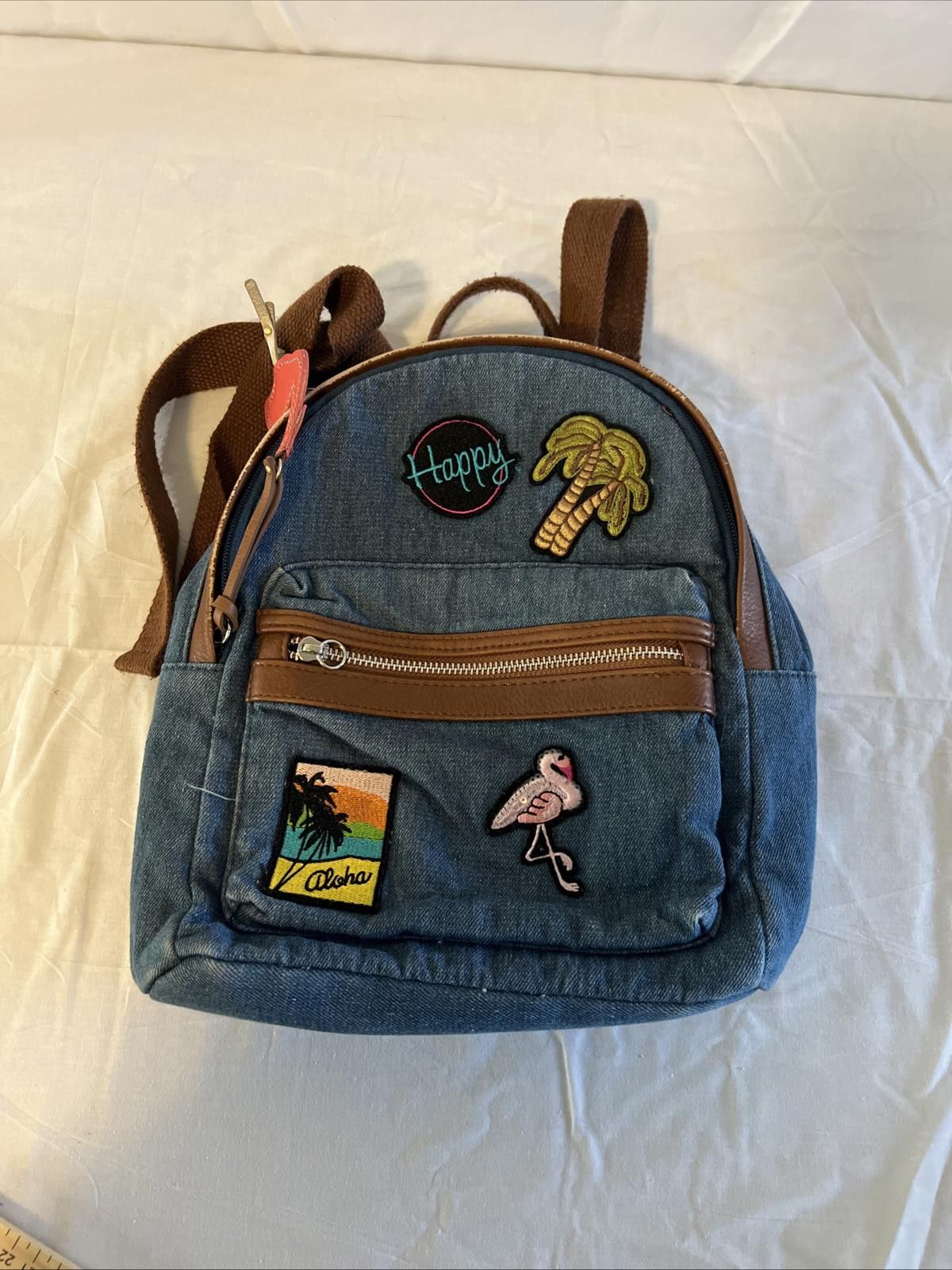 Other Kids Summer Vibe Backpack With Flamingo and Beach Patch’s Size ONE SIZE - 7 Thumbnail