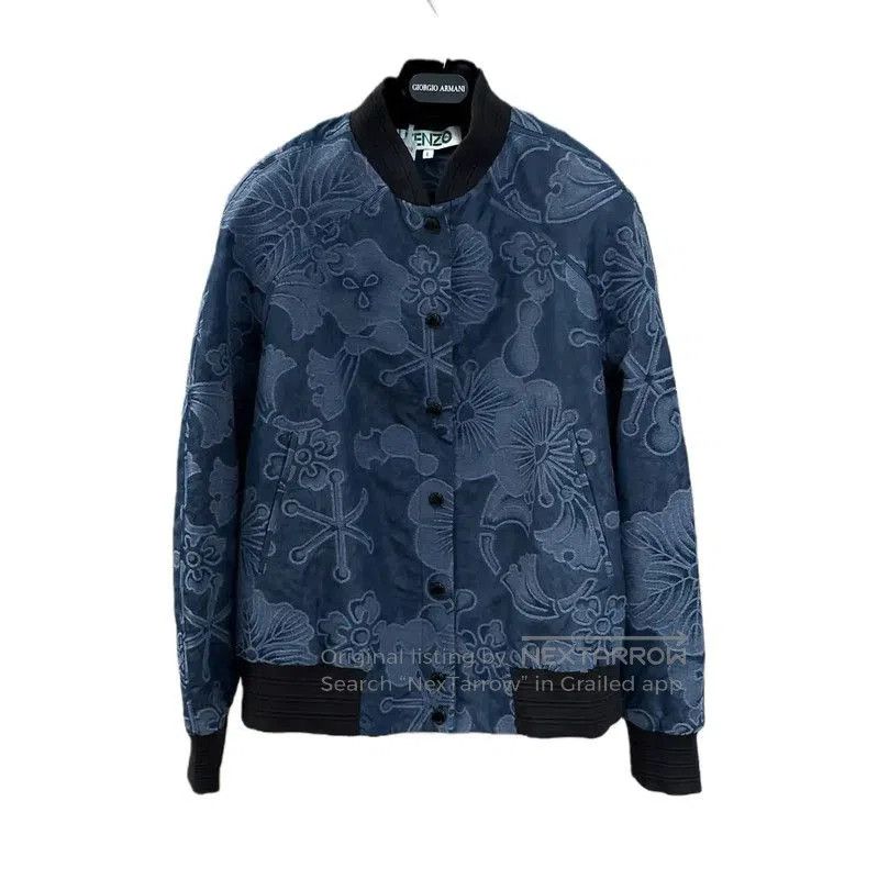 Kenzo Women's Blue Cotton Blend Jacket .