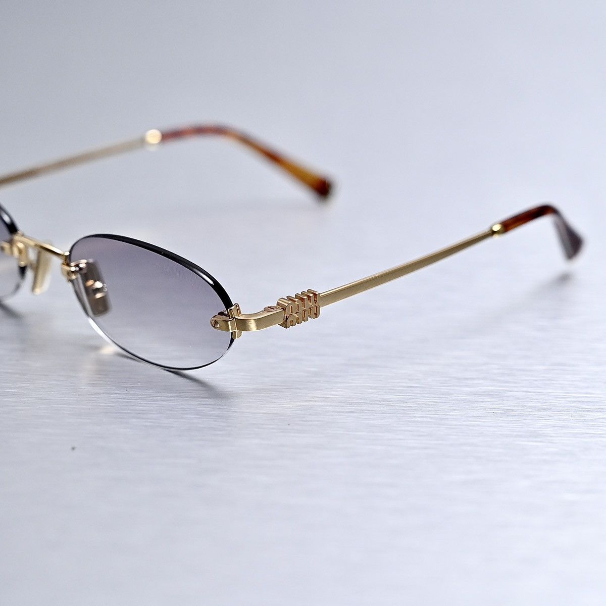 Miu Miu MIU MIU 0MU A54S 5AK04O SUNGLASSES Size ONE SIZE - 3 Thumbnail
