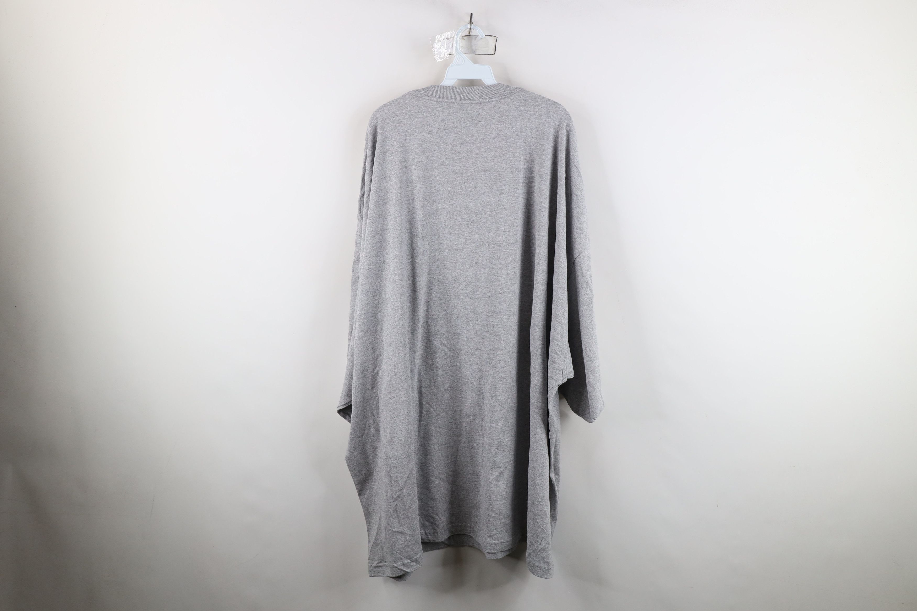 Vintage Vintage 90s Streetwear Short Sleeve T-Shirt Heather Gray Size US XXL / EU 58 / 5 - 9 Thumbnail