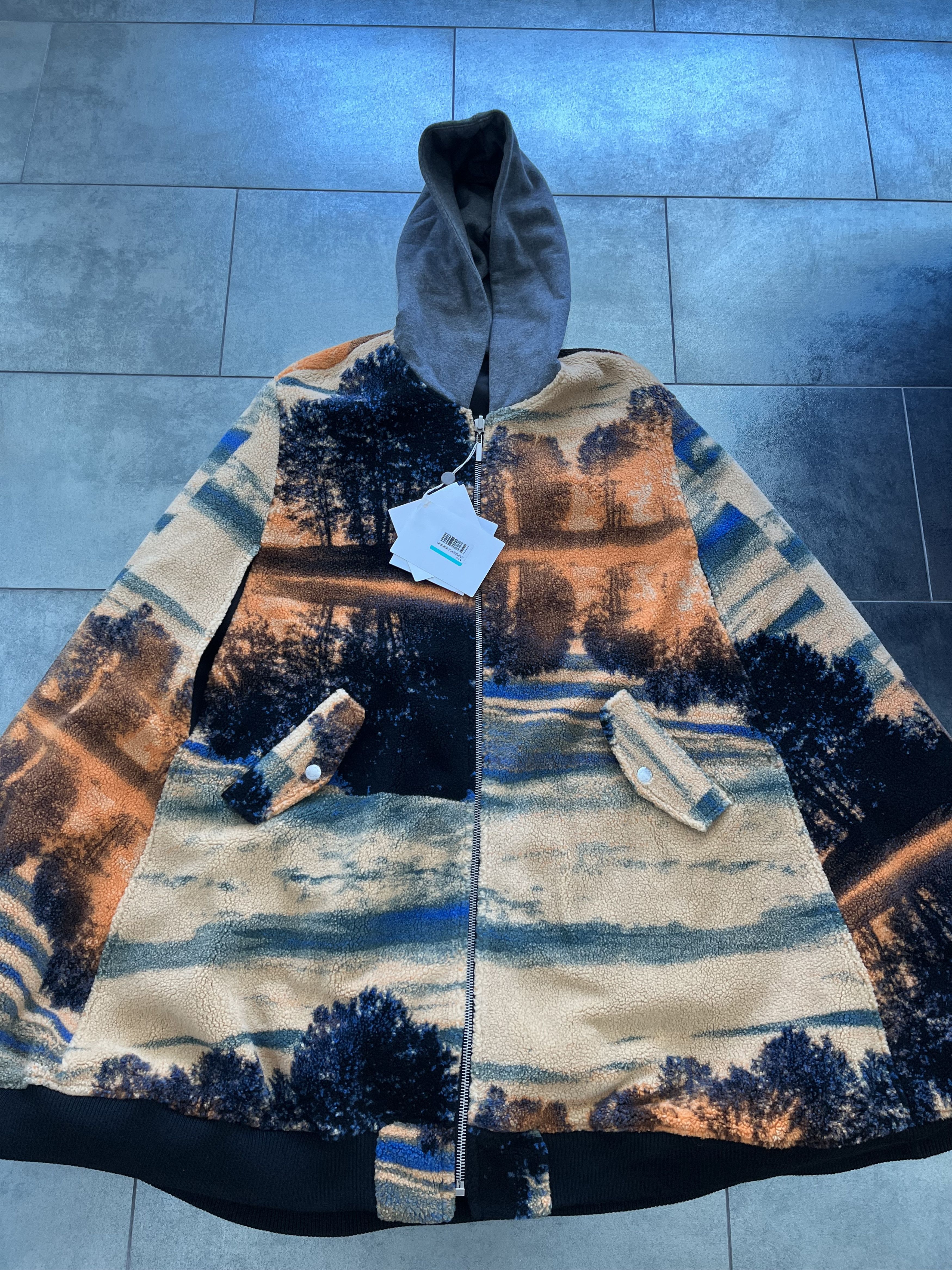 Other Paris Designer Koche Reversible Nylon Fleece Bomber Cape Size US M / EU 48-50 / 2 - 9 Thumbnail