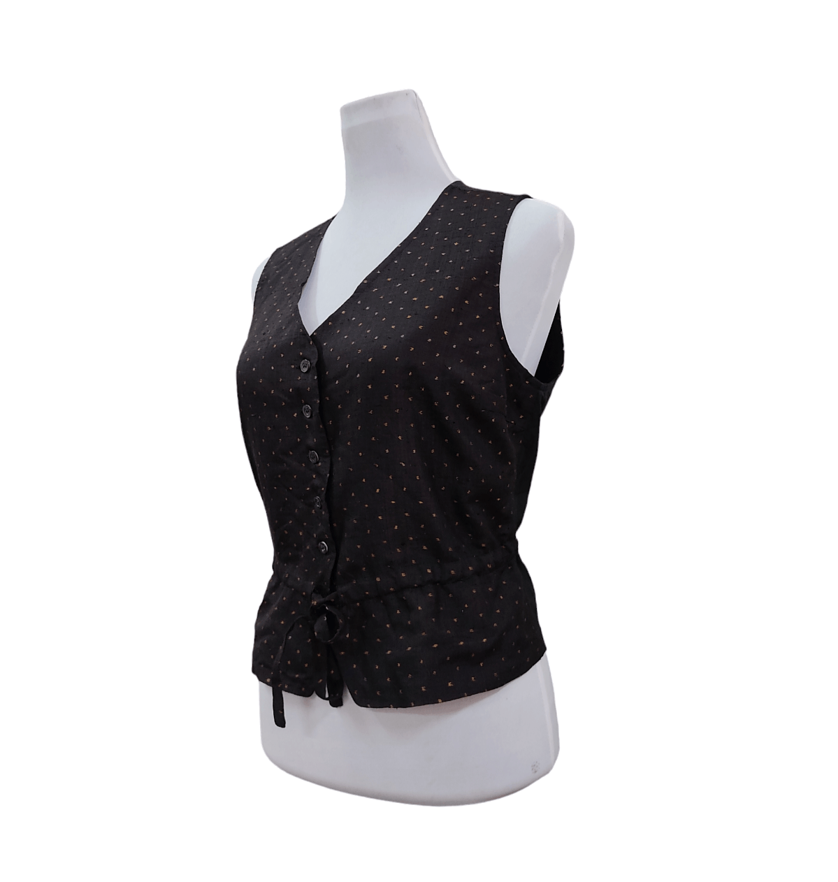 Aspesi ASPESI All Over Dots Waistcoat Vest Size S / US 4 / IT 40 - 2 Thumbnail