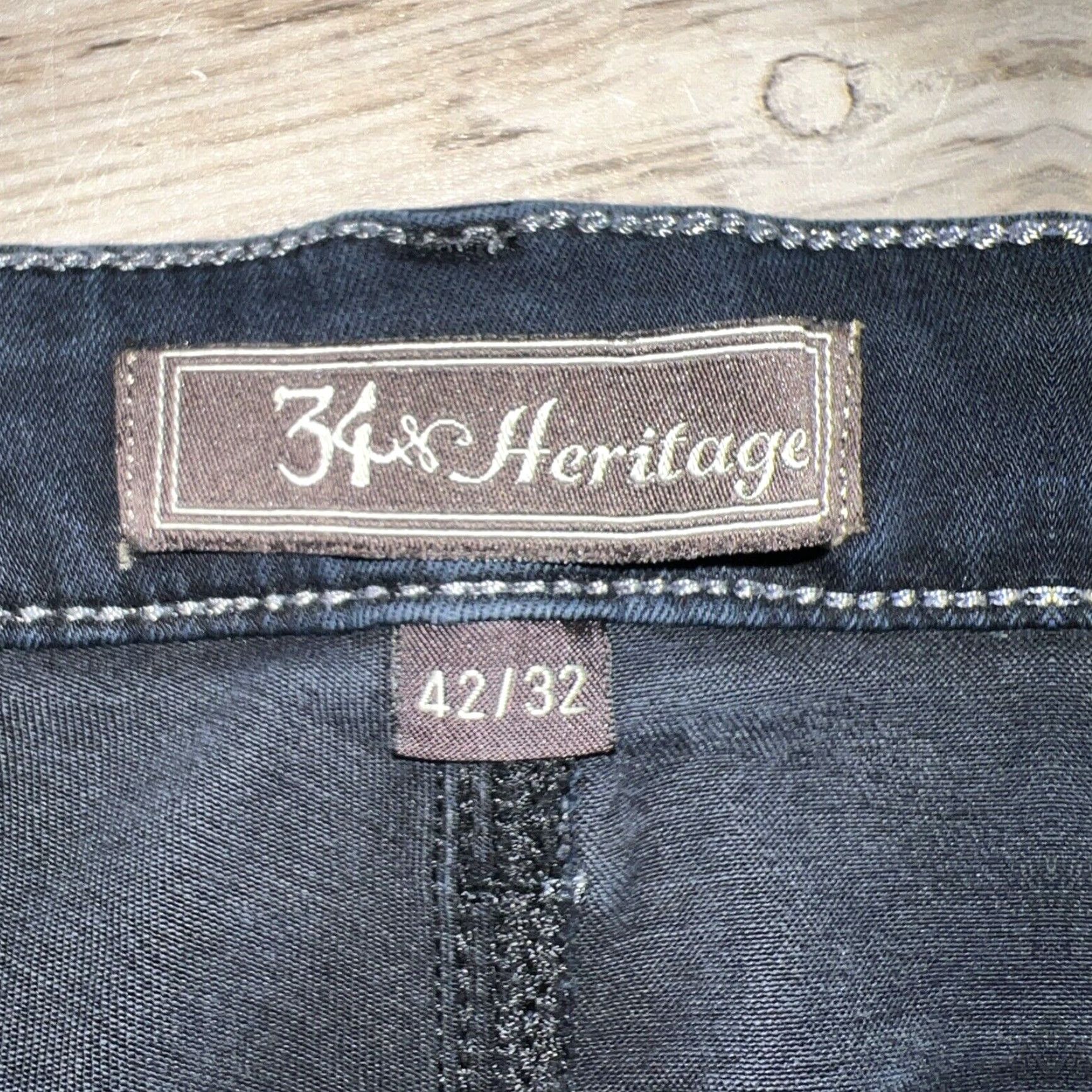 Vintage 34 Heritage Classic Straight Jeans Blue Mens Size 42x32 Size US 42 / EU 58 - 5 Thumbnail