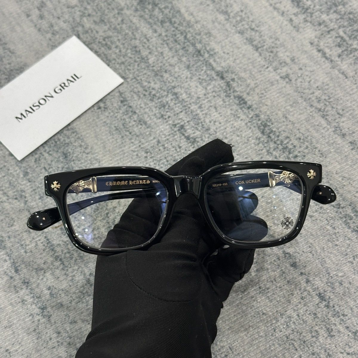 Chrome Hearts CHROME HEARTS COX UCKER BK-18KGP EYEGLASSES Size ONE SIZE - 10 Thumbnail