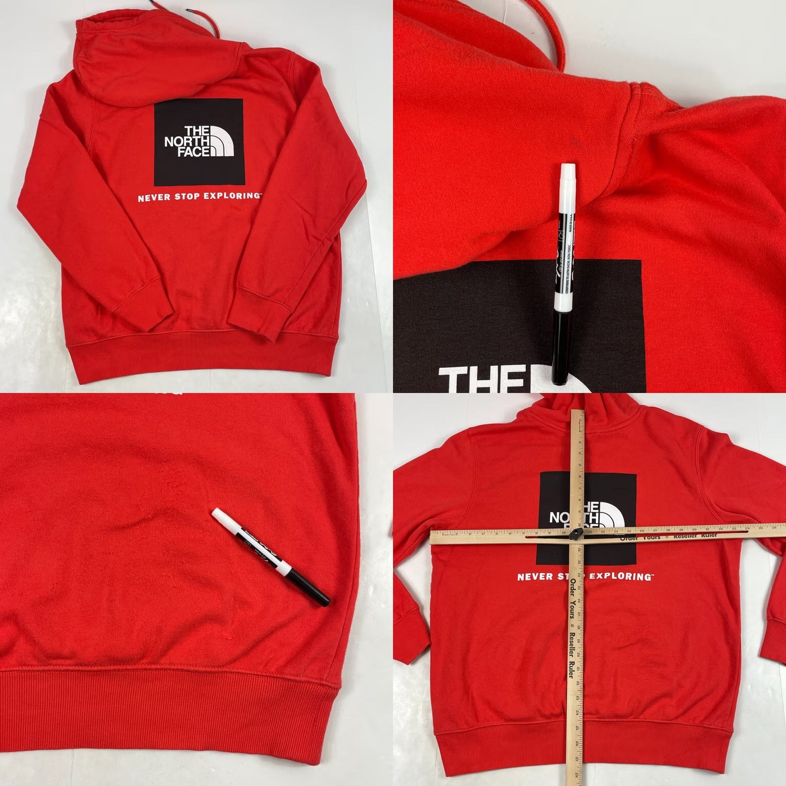 The North Face The North Face Hoodie Men L Orange Long Sleeve Pullover Lined Hiking Hunting Regular Fit Size US L / EU 52-54 / 3 - 8 Thumbnail