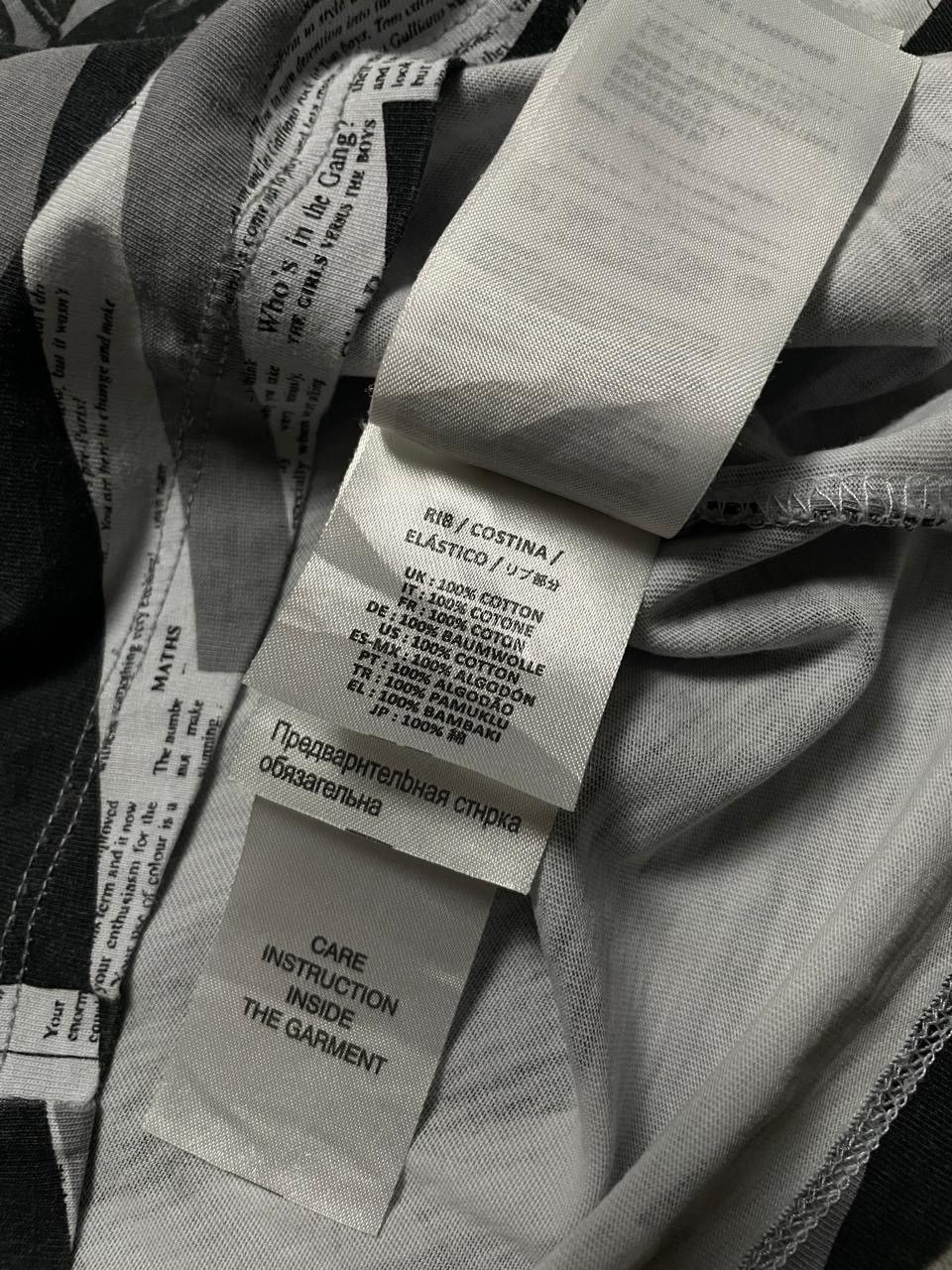 John Galliano News Paper Prints Longsleeve T Shirt Long Sleeve Size S / US 4 / IT 40 - 8 Thumbnail