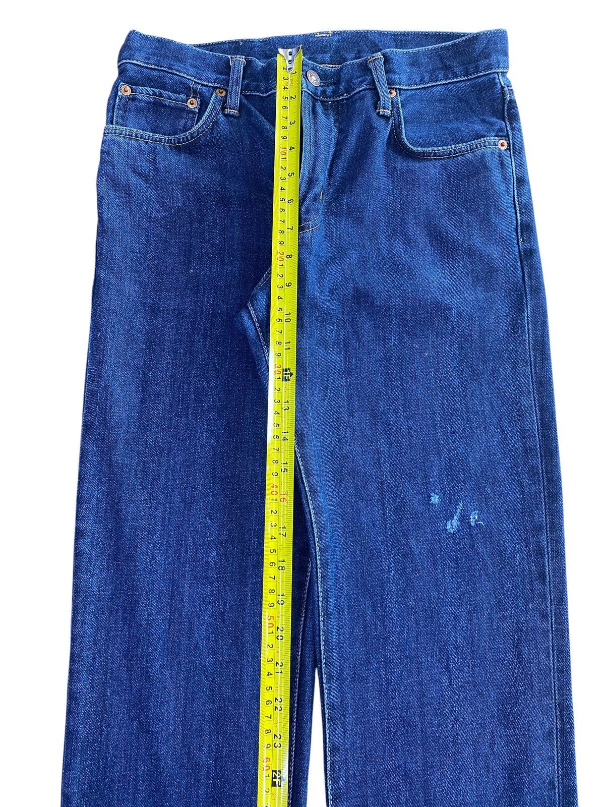 Edwin Vintage Edwin 503 Dark Blue Wash Style Straight Cut Jeans Size US 28 / EU 44 - 6 Thumbnail