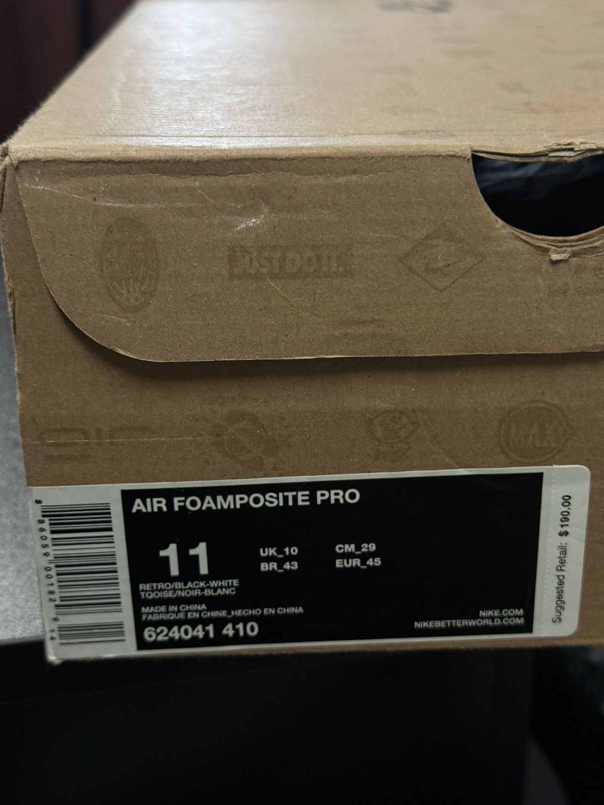 Nike Nike Foamposite Electric Blue Size 11 (2011) (624041-410) Size US 11 / EU 44 - 15 Thumbnail