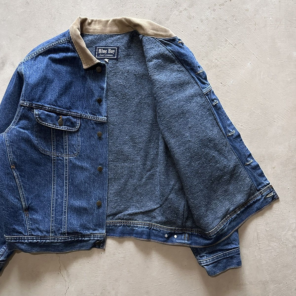 Vintage vintage blue jay blanket denim jacket Size US XL / EU 56 / 4 - 2 Thumbnail