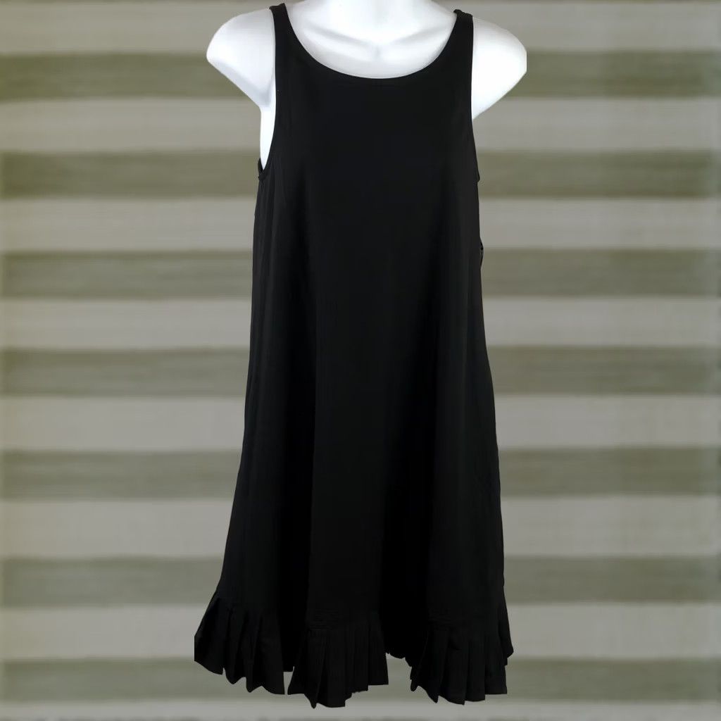 Old Navy NWT Old Navy dress XS blk Drop Waist Pleated sleeveless knee length preppy Cute Size XS / US 0-2 / IT 36-38 - 1 Thumbnail