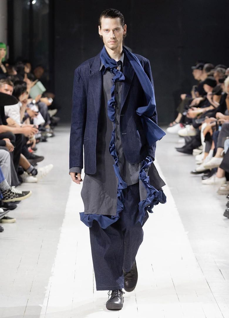 Yohji Yamamoto Yohji Yamamoto Y's for men 24SS denim pants Size US 37 - 1 Thumbnail