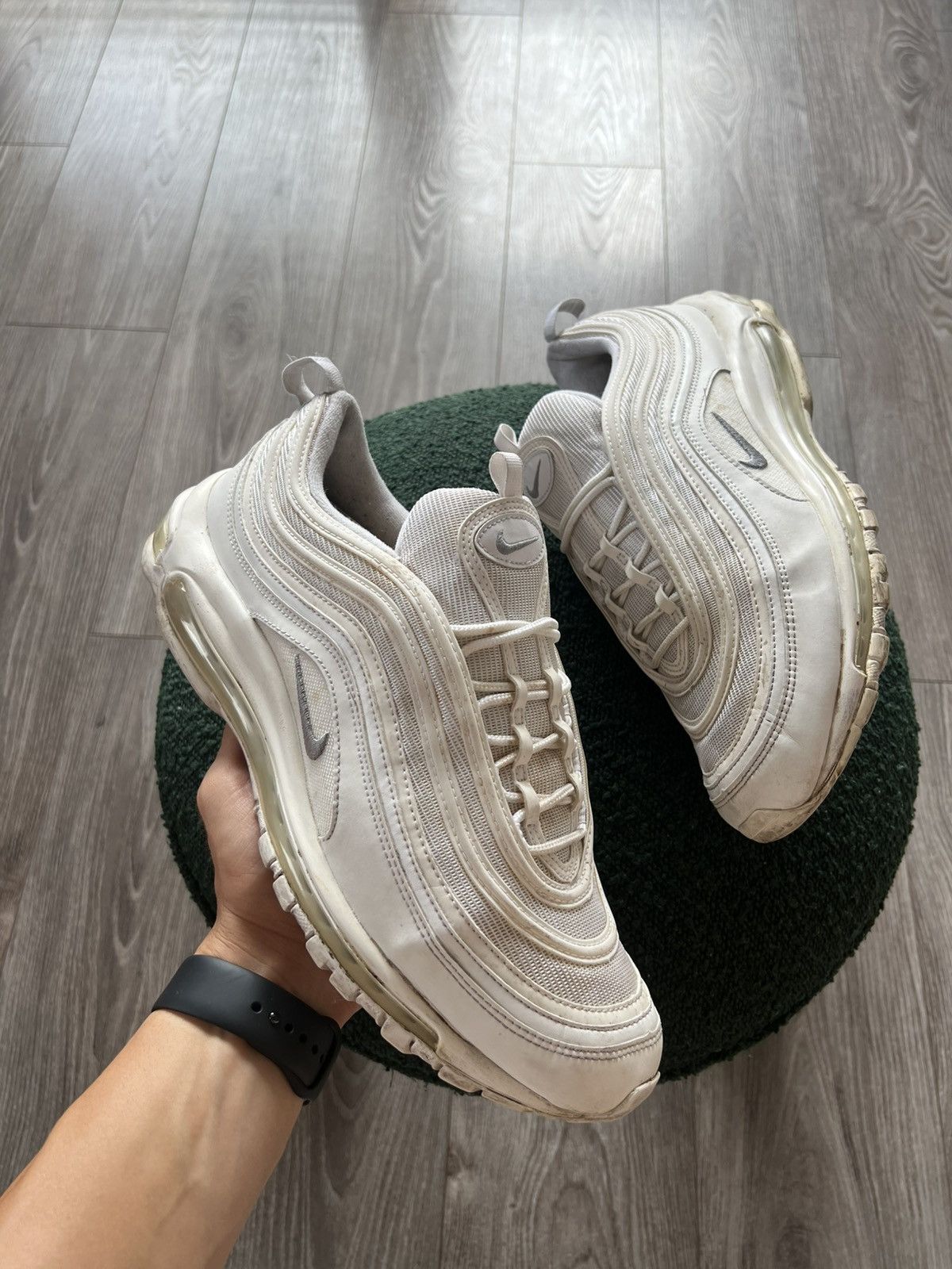 Nike Nike Air Max 97 White Avant Garde Y2k MX Zoom Sneakers Size US 12 / EU 45 - 2 Thumbnail