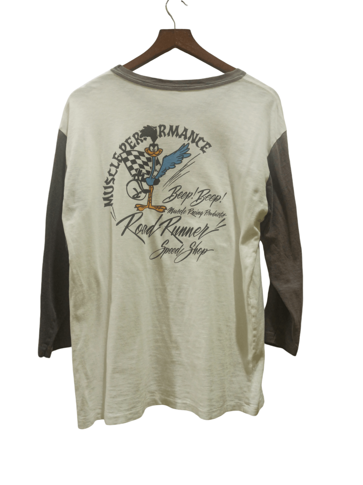 Cartoon Network × Sugar Cane × Vintage Cheswick Three Quarter Looney Tunes Road Runner T Shirt Size US M / EU 48-50 / 2 - 2 Thumbnail
