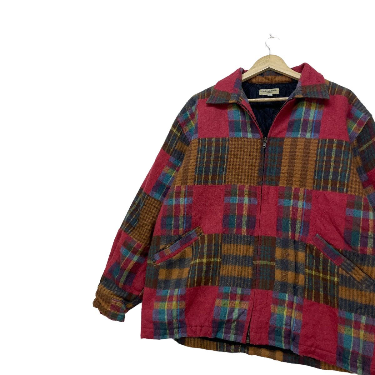 Individual Sentiments 💥Japanese Brand Sentimental Boy Pacthwork Jacket Size US M / EU 48-50 / 2 - 5 Thumbnail