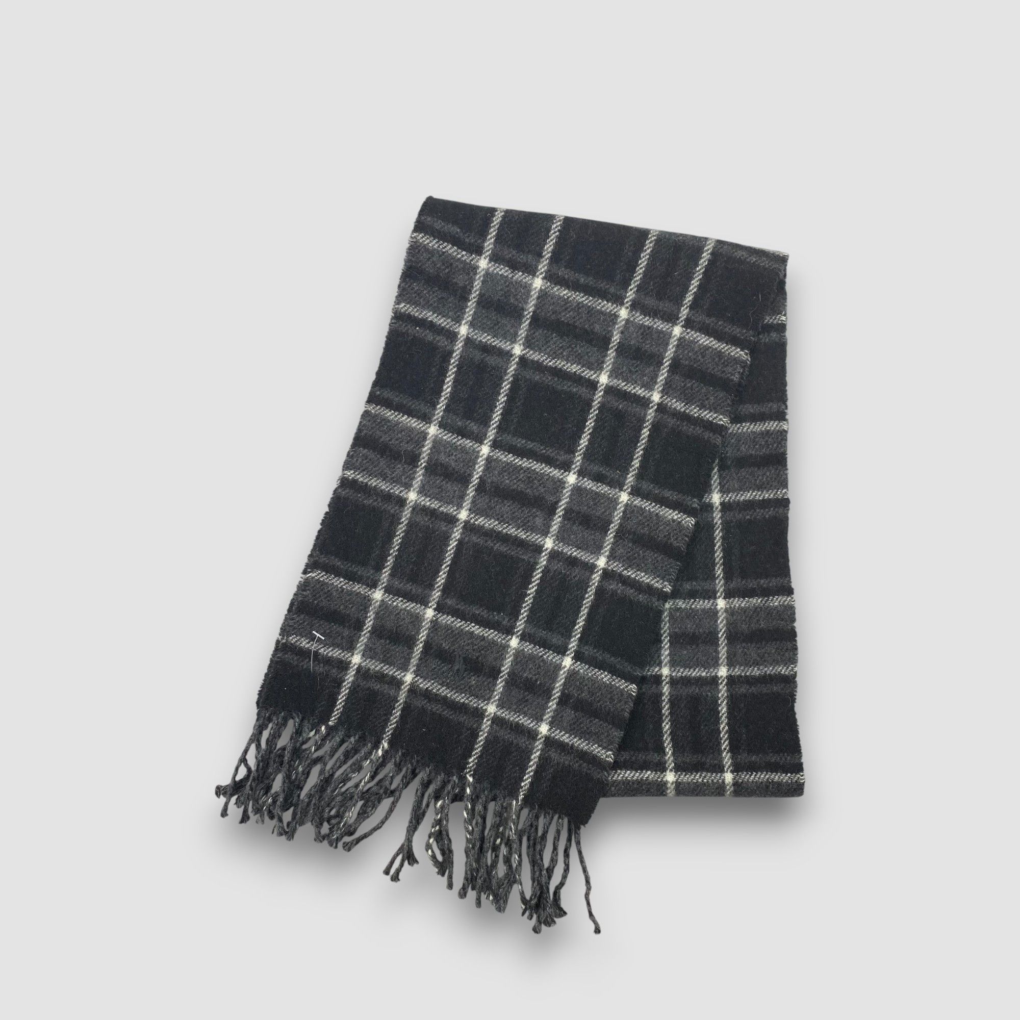 Polo Ralph Lauren Vintage Polo Ralph Lauren Scarf Muffler Wool Tweed Scarves Size ONE SIZE - 3 Thumbnail