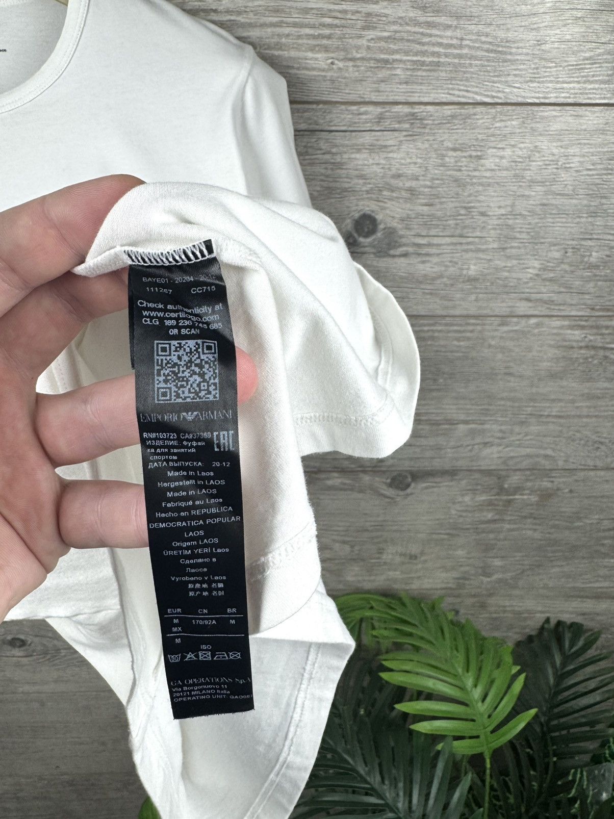 Emporio Armani Emporio Armani Tee T-shirt Luxury size M Size US M / EU 48-50 / 2 - 6 Thumbnail