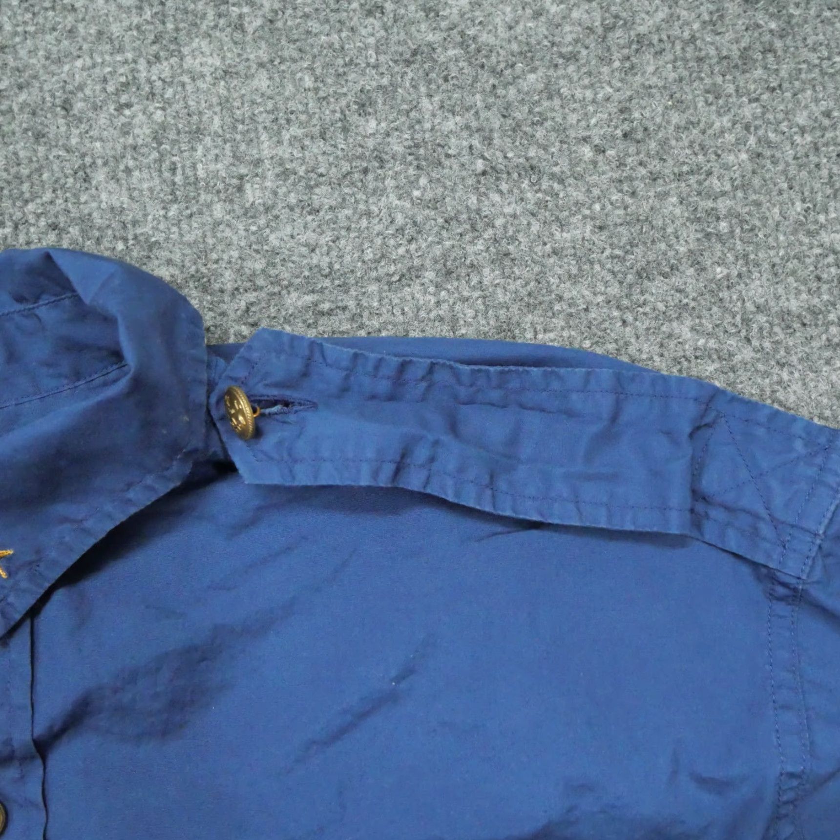 Ralph Lauren VINTAGE Ralph Lauren Country Shirt Mens Large Blue Navy Army Military Uniform Size US L / EU 52-54 / 3 - 6 Thumbnail