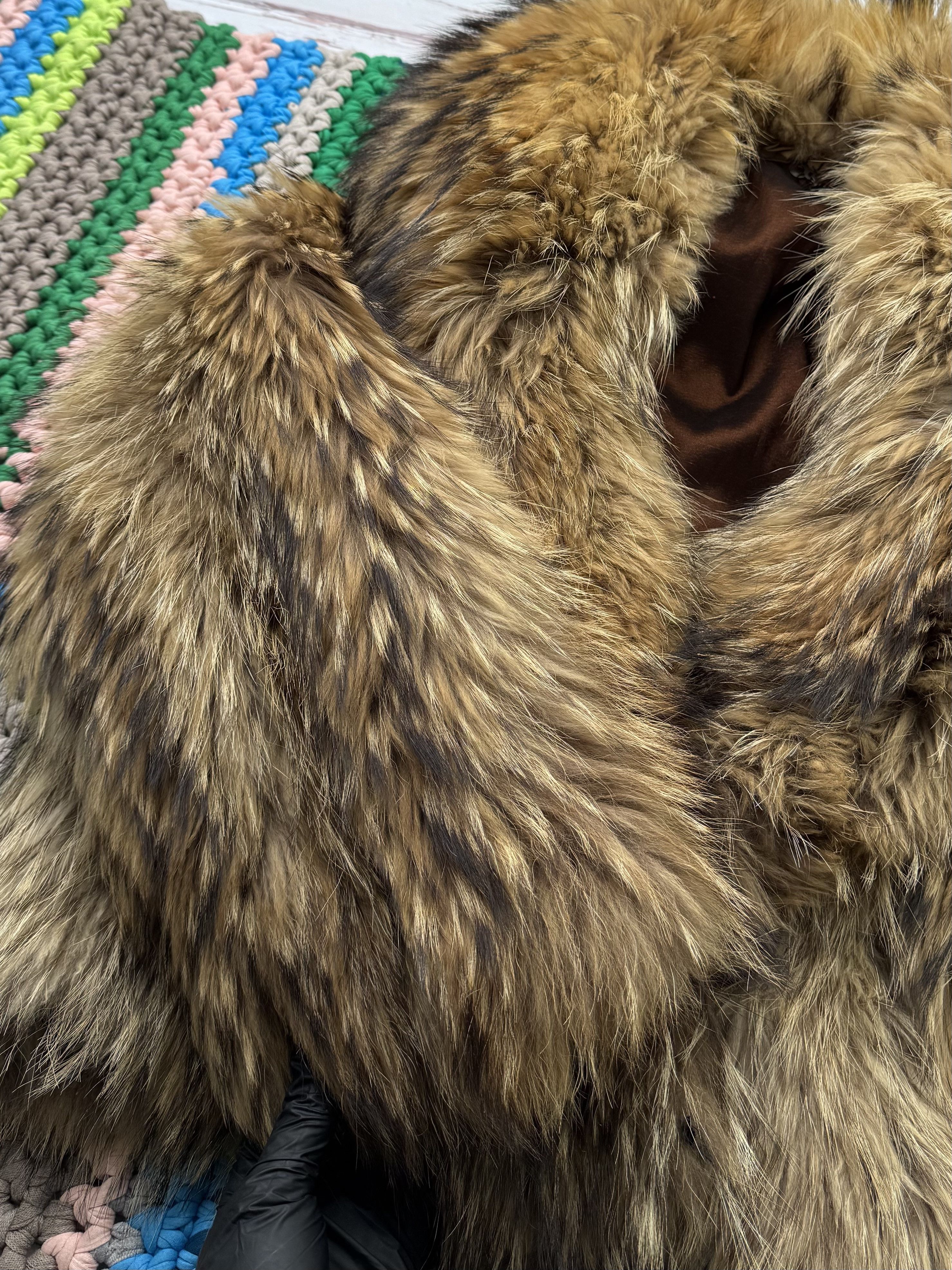 Japanese Brand Vintage Fluffy Real Fur Cropped Jacket D15 Size S / US 4 / IT 40 - 4 Thumbnail