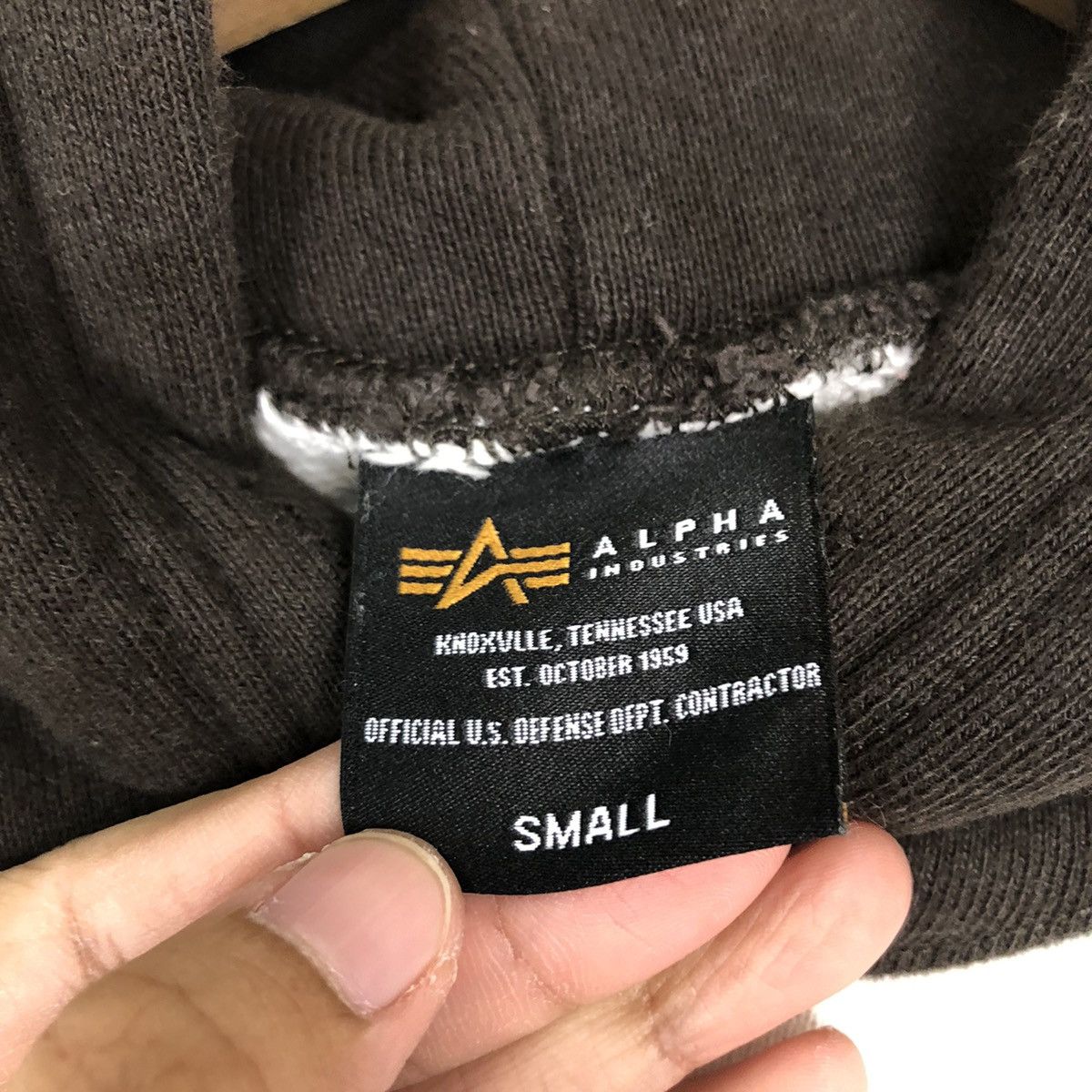 Alpha Industries 🔥VINTAGE HOODIE ANORAK JACKET ALPHA INDUSTRIES MILITARY Size US S / EU 44-46 / 1 - 9 Thumbnail