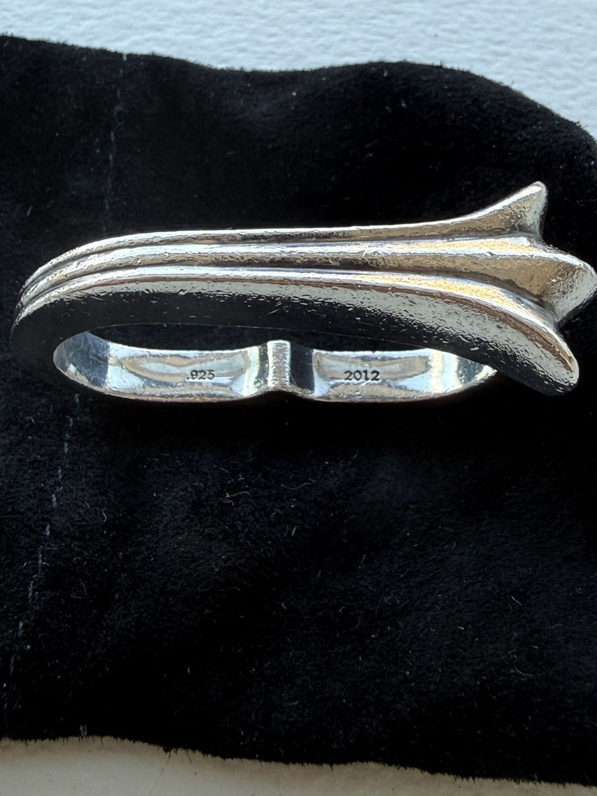 Chrome Hearts Two finger ring Size ONE SIZE - 7 Thumbnail