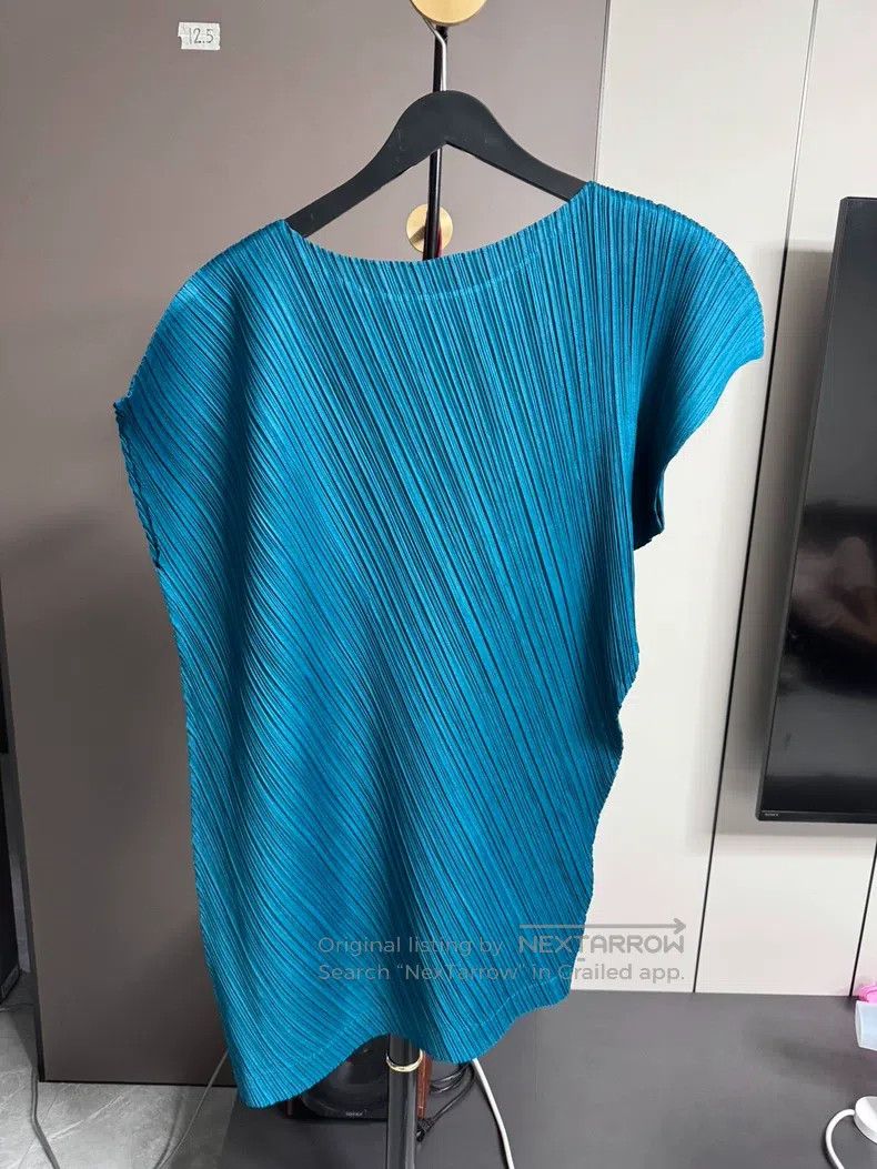 Issey Miyake Issey Miyake Twill Asymmetric Midi Top Size XL / US 12-14 / IT 48-50 - 2 Thumbnail