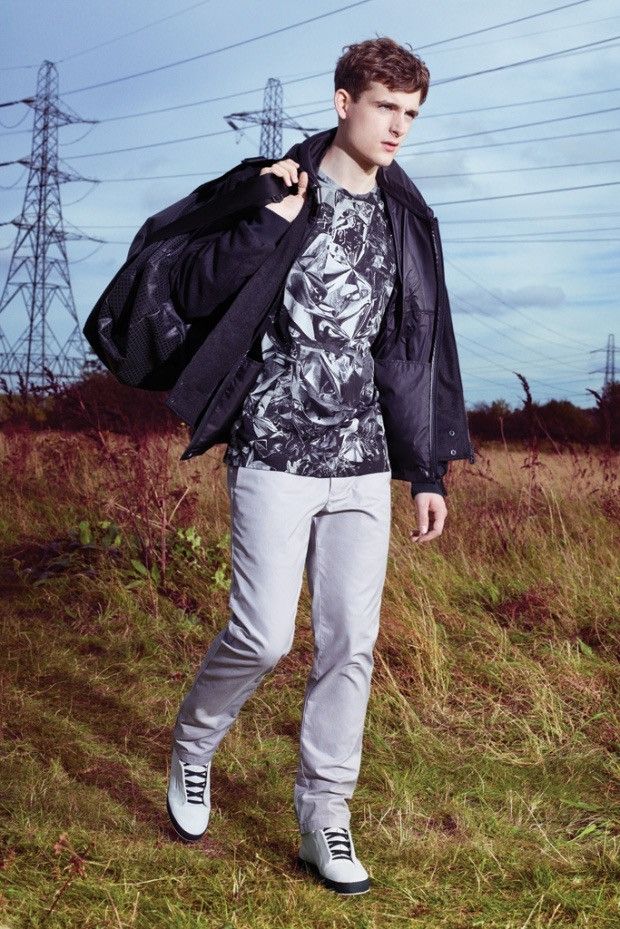 image of By Hussein Chalayan Detachable Hooded Parka Jacket in Black, Men's (Size Medium)