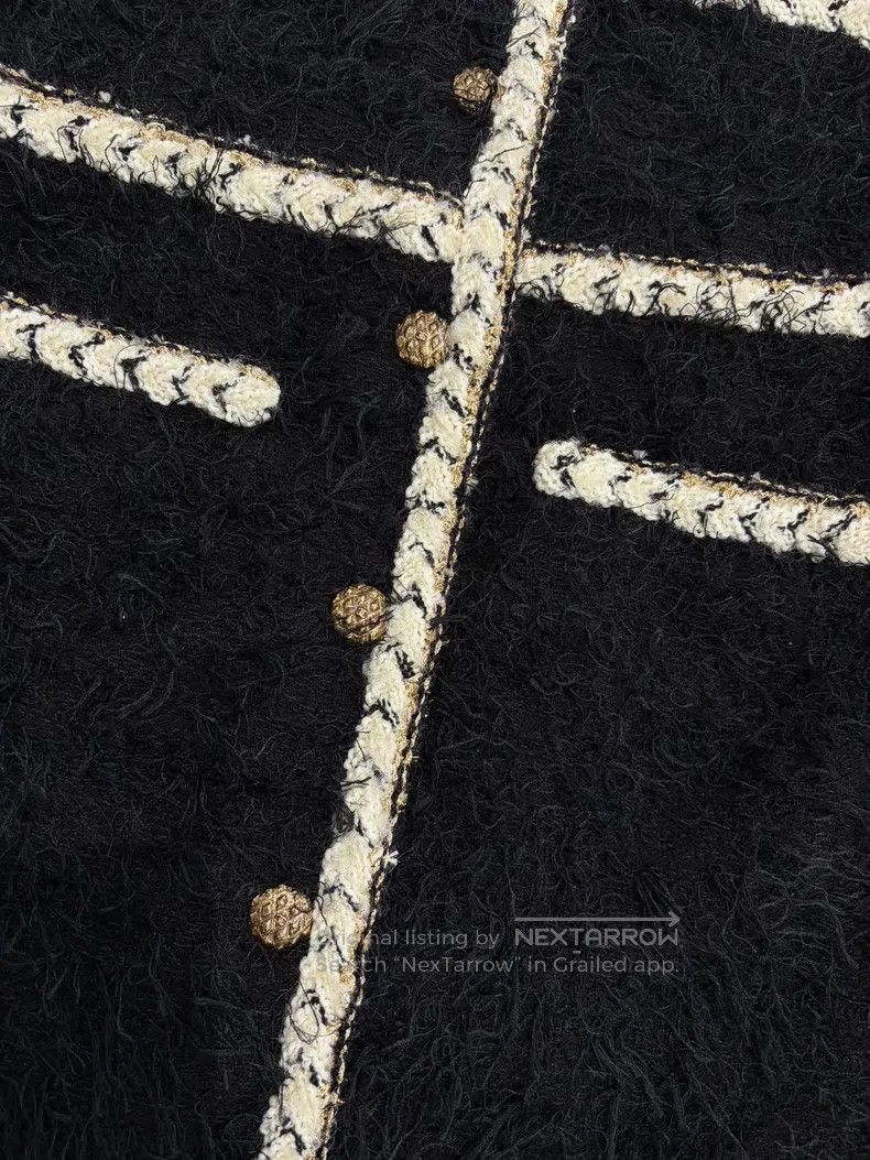 Chanel Chanel Black tassel wool vest skirt Size XS / US 0-2 / IT 36-38 - 3 Thumbnail