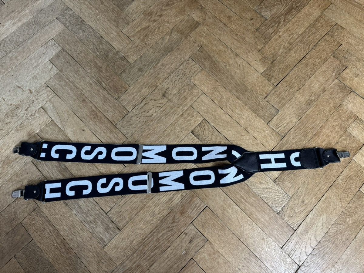 H&M × Moschino Moschino x H&M Black White Suspenders Size ONE SIZE - 5 Thumbnail