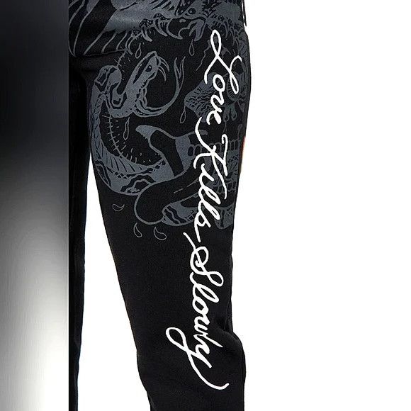 Ed Hardy Crawling Tigers Sweatsuit Coord Set Lounge Retro Tattoo Y2K Size ONE SIZE - 5 Thumbnail