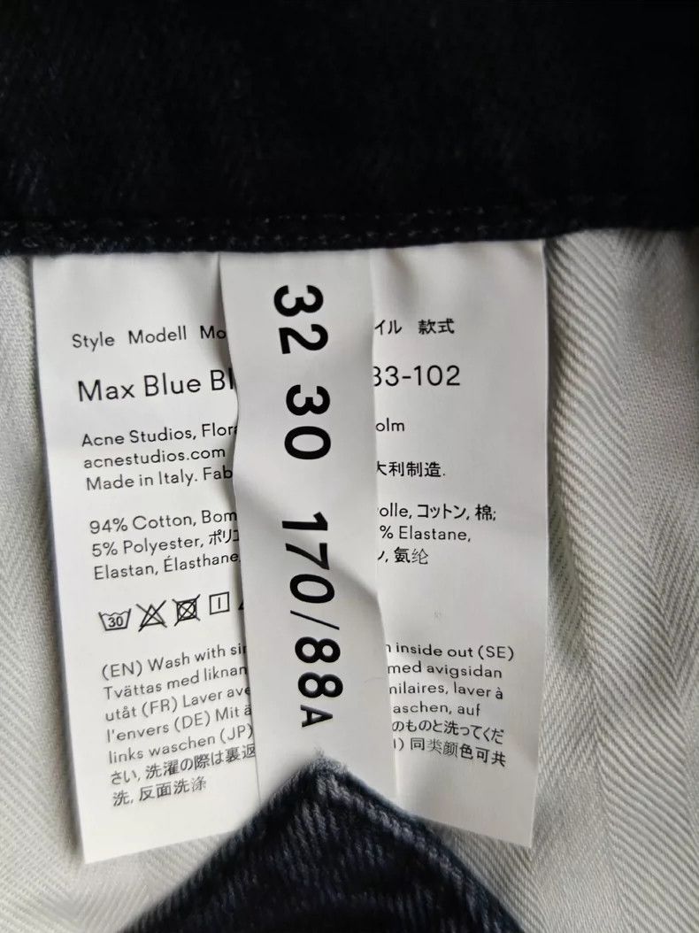 Acne Studios acne studiosmen's jeans 2503-Nextarrow Size US 30 / EU 46 - 3 Thumbnail
