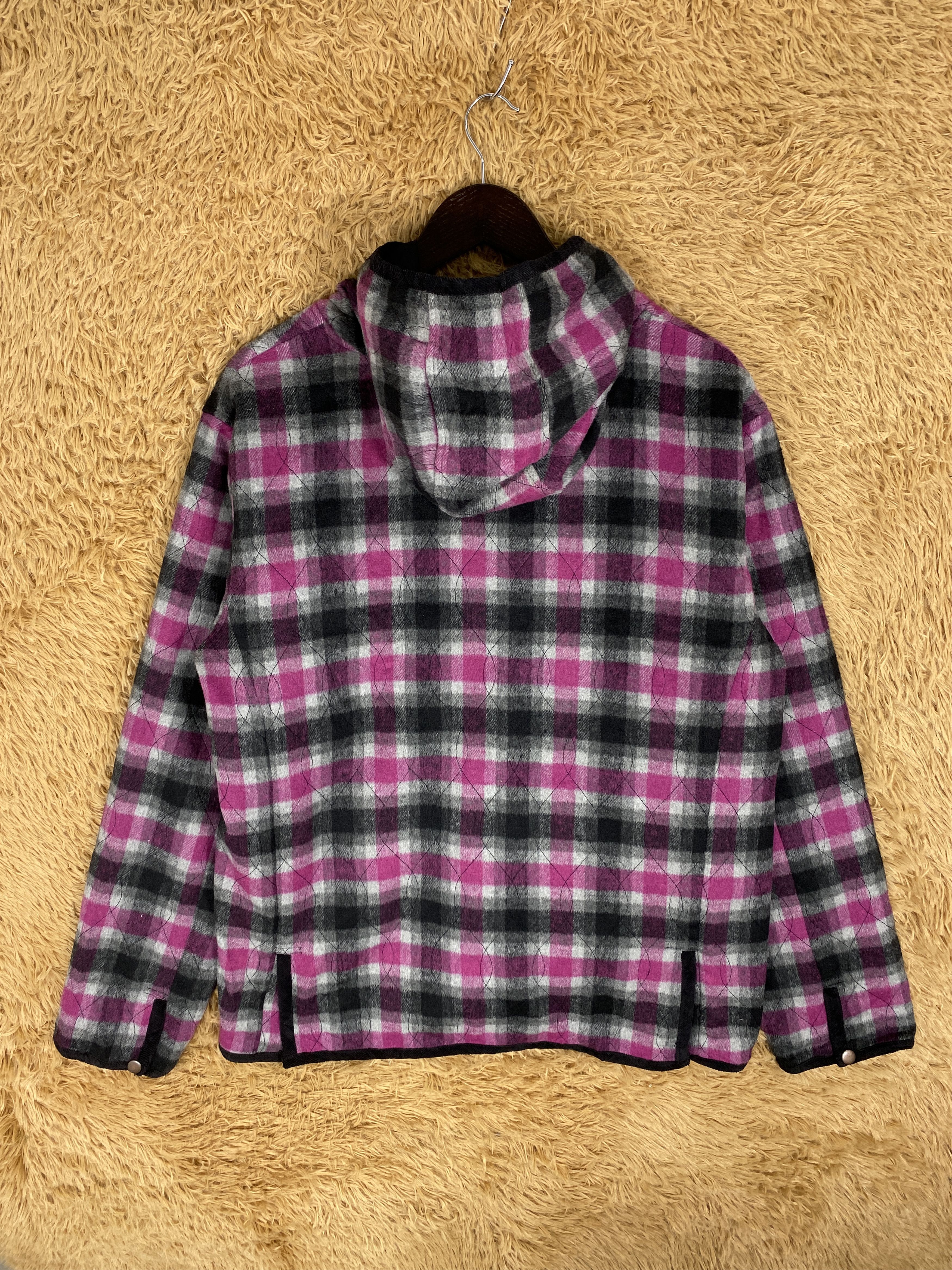 Thrasher × Vintage Vintage Thrasher Products Hoodie Flannel Jacket Size M / US 6-8 / IT 42-44 - 7 Thumbnail
