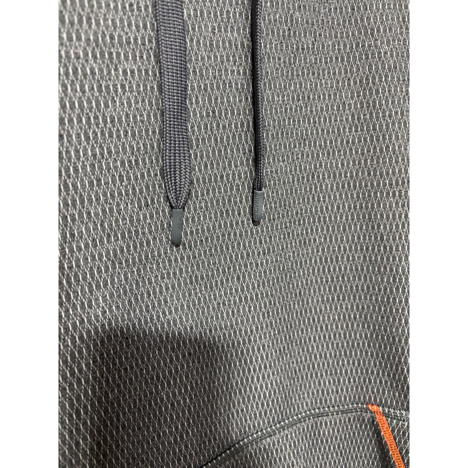 Under Armour UNDER ARMOUR Men's Sweatshirt Hoodie Gray Orange | Size M Size US M / EU 48-50 / 2 - 5 Thumbnail