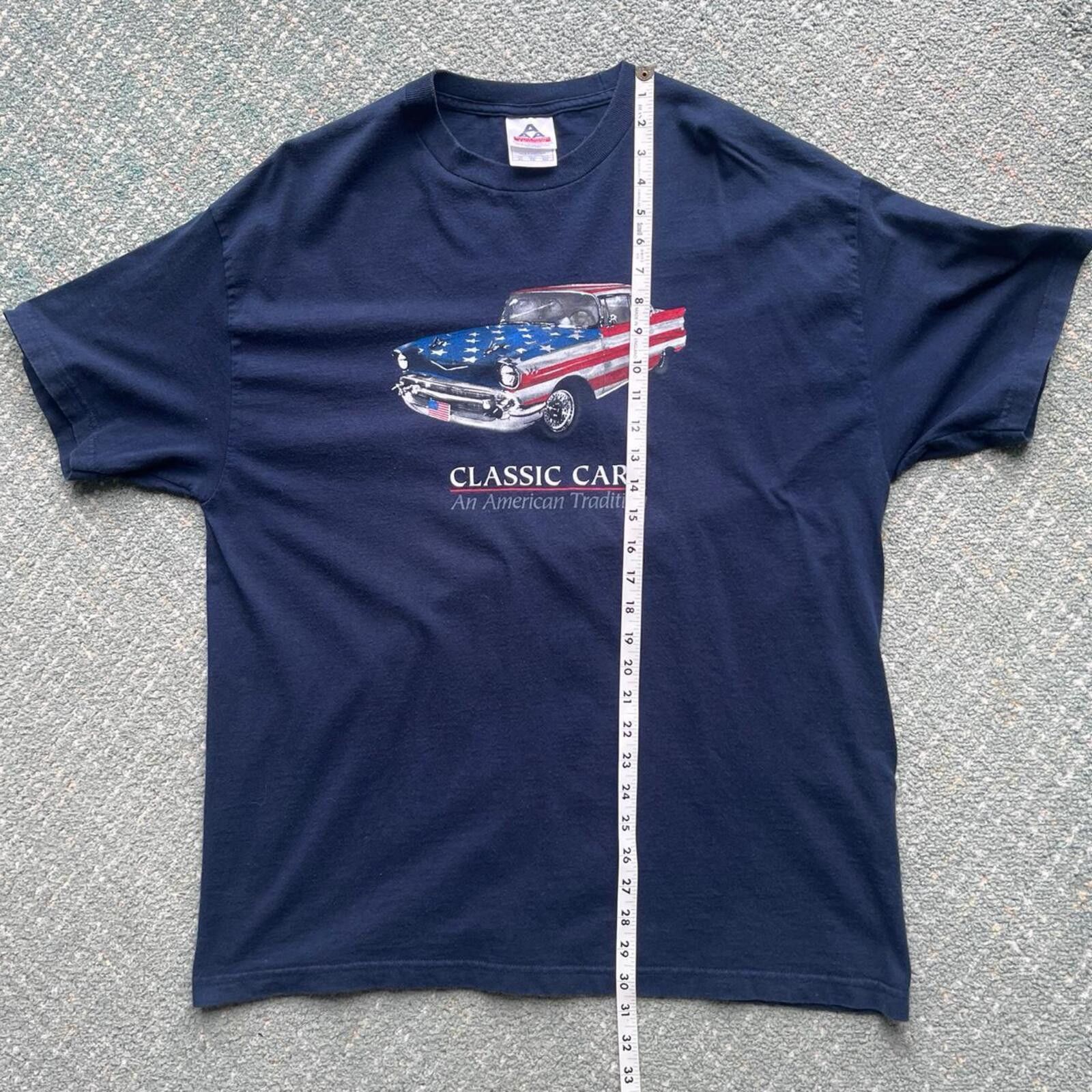 AAA Classic Cars 1957 Chevrolet Bel Air Graphic T-Shirt Size XL Size US XL / EU 56 / 4 - 6 Thumbnail