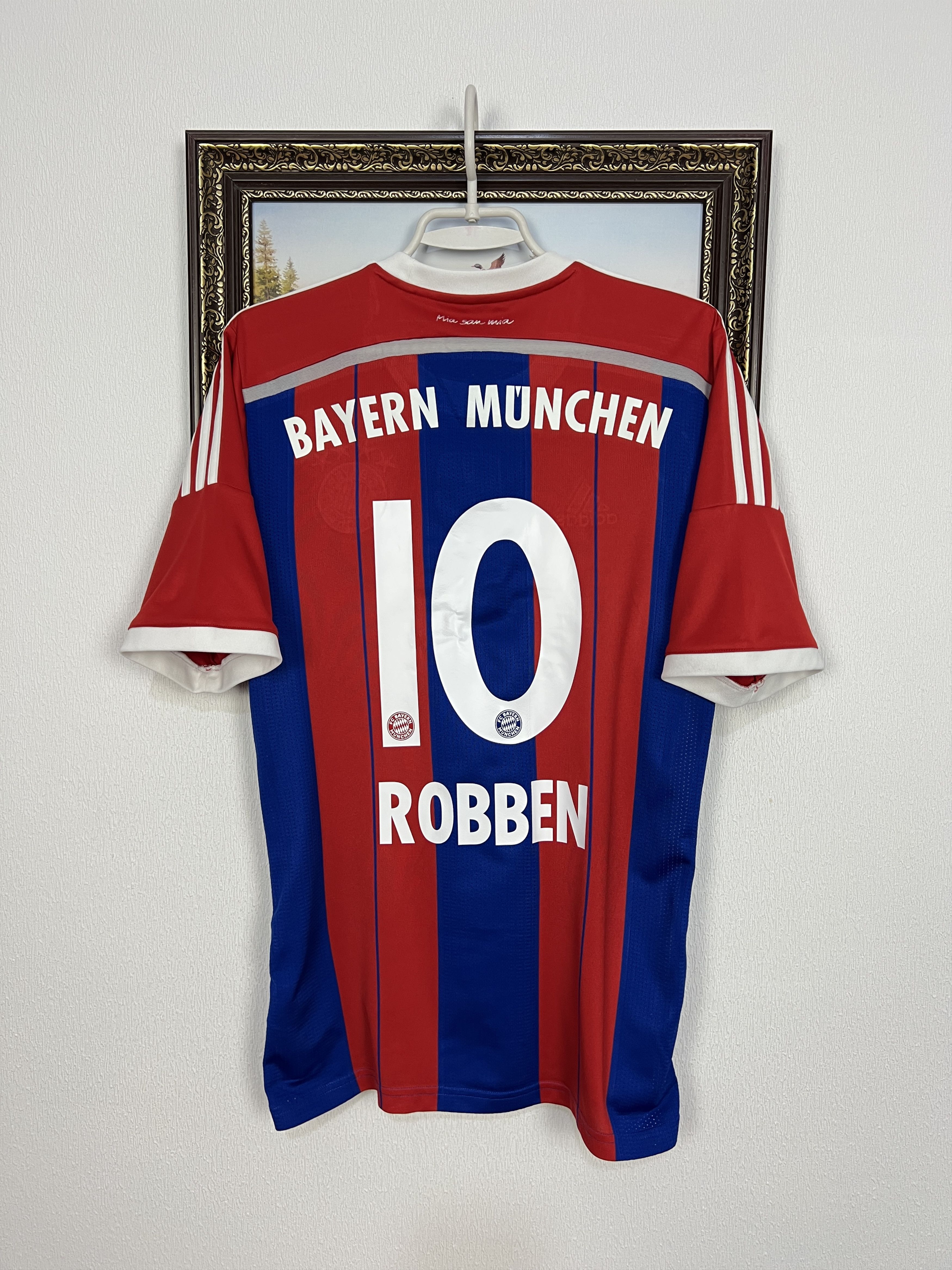 Adidas Bayern Munich Home football shirt 2014 Adidas #10 Robben Size US M / EU 48-50 / 2 - 1 Thumbnail