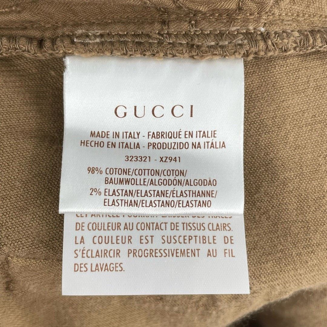 Gucci Gucci khaki corduroy long Nextarrow-2412 Size US 30 / EU 46 - 6 Thumbnail