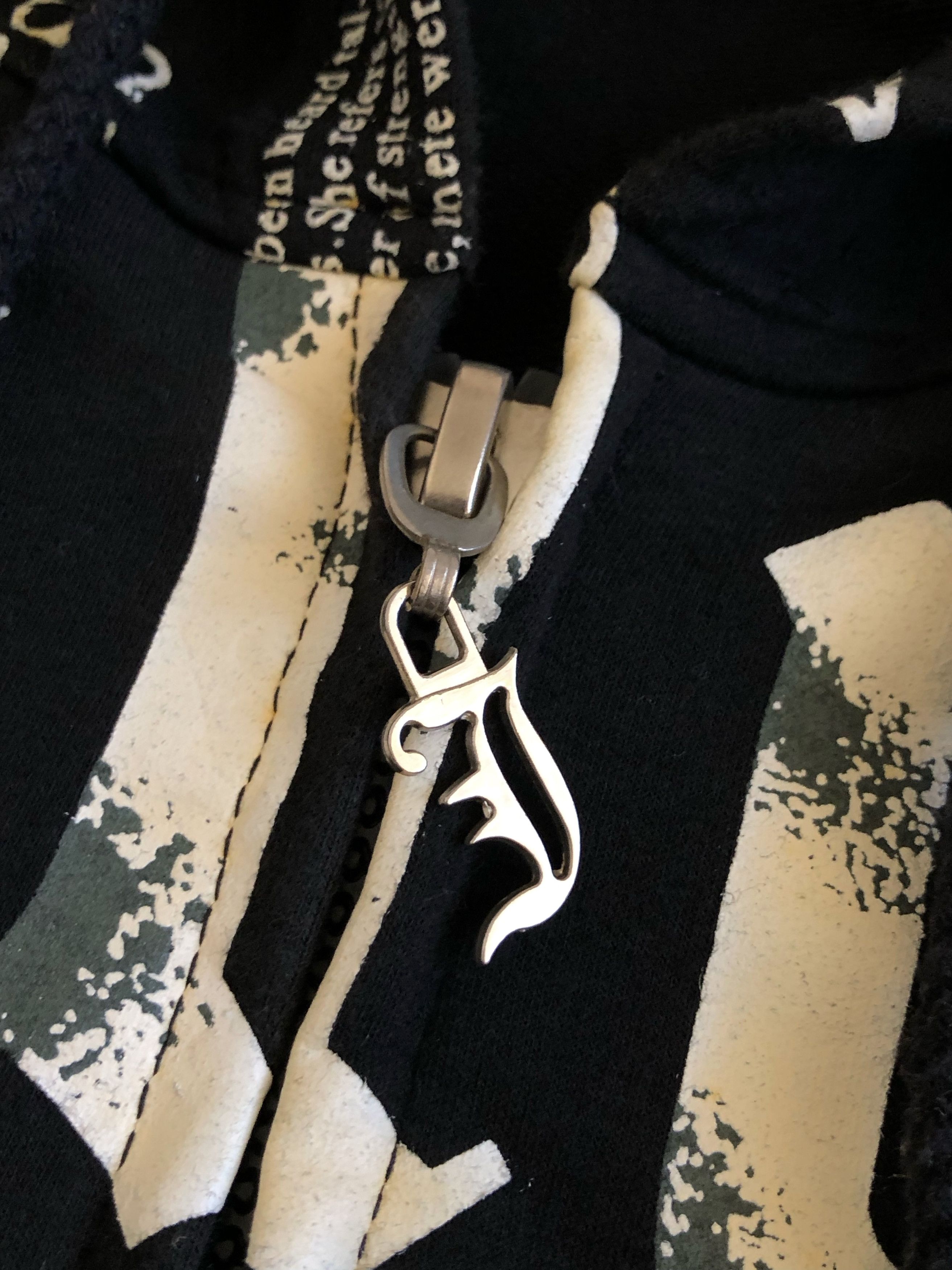 John Galliano VINTAGE GAZETTE BEACH WEAR ZIPPER HOODIE Size US L / EU 52-54 / 3 - 11 Thumbnail