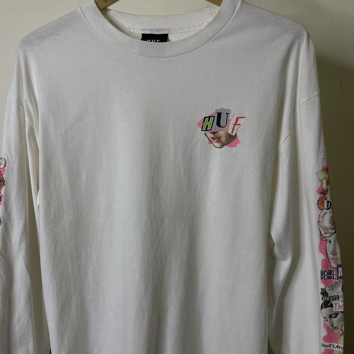 Huf Huf Devil Desire Hell's Angel Skater L/S T Shirt Size US L / EU 52-54 / 3 - 2 Thumbnail